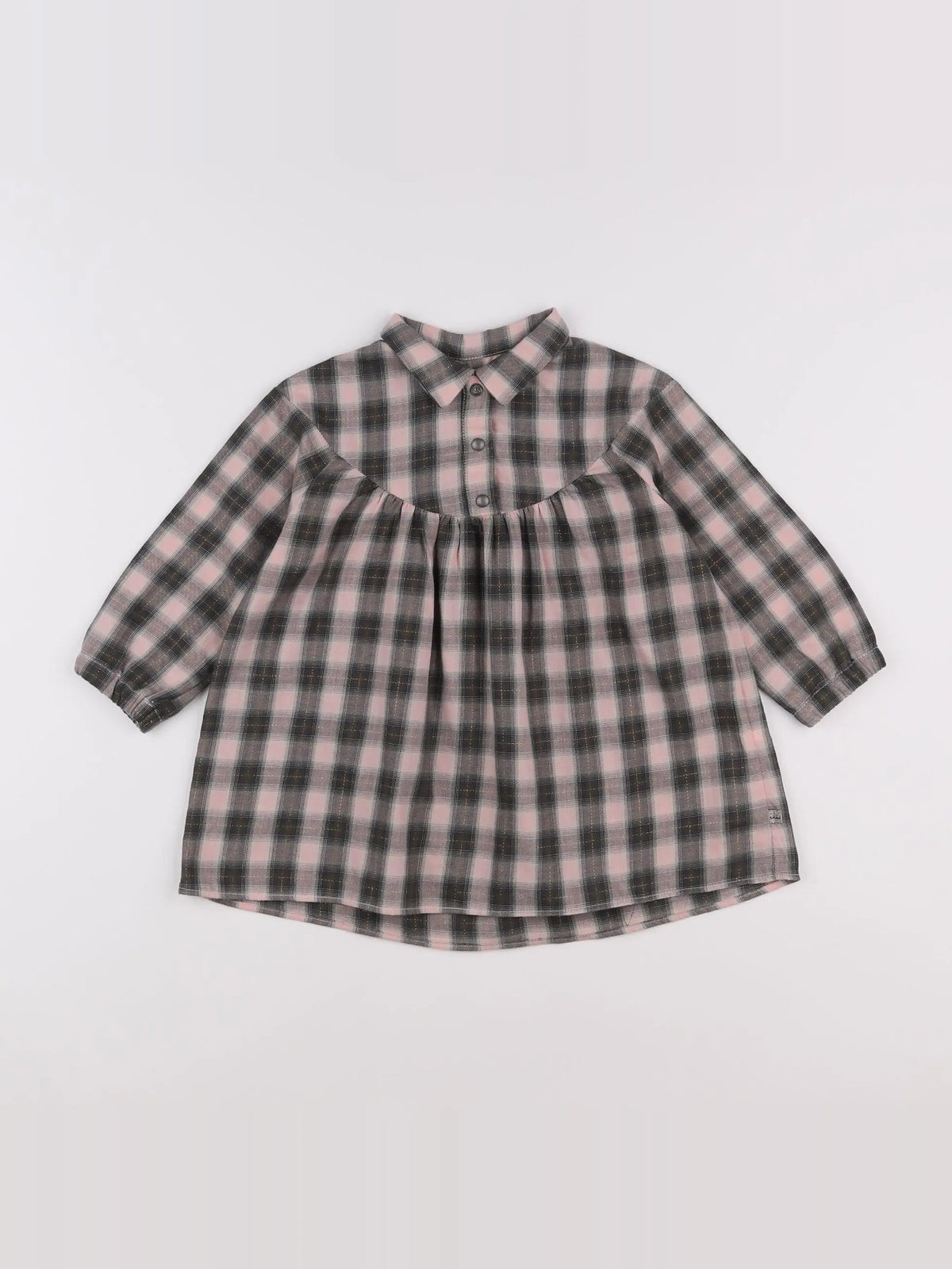 IKKS - robe gris, rose - 2 ans