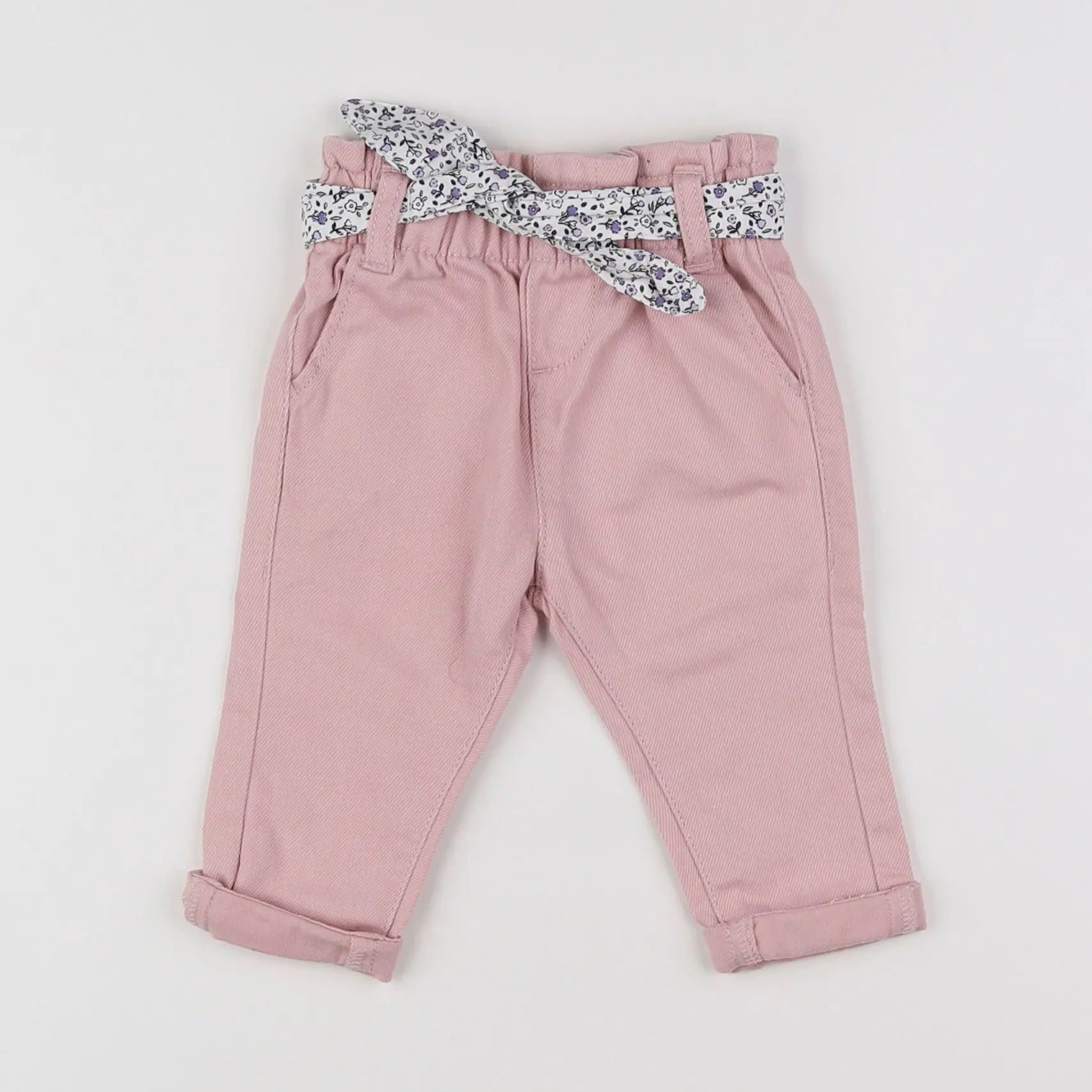 Vertbaudet - jean rose - 3 mois