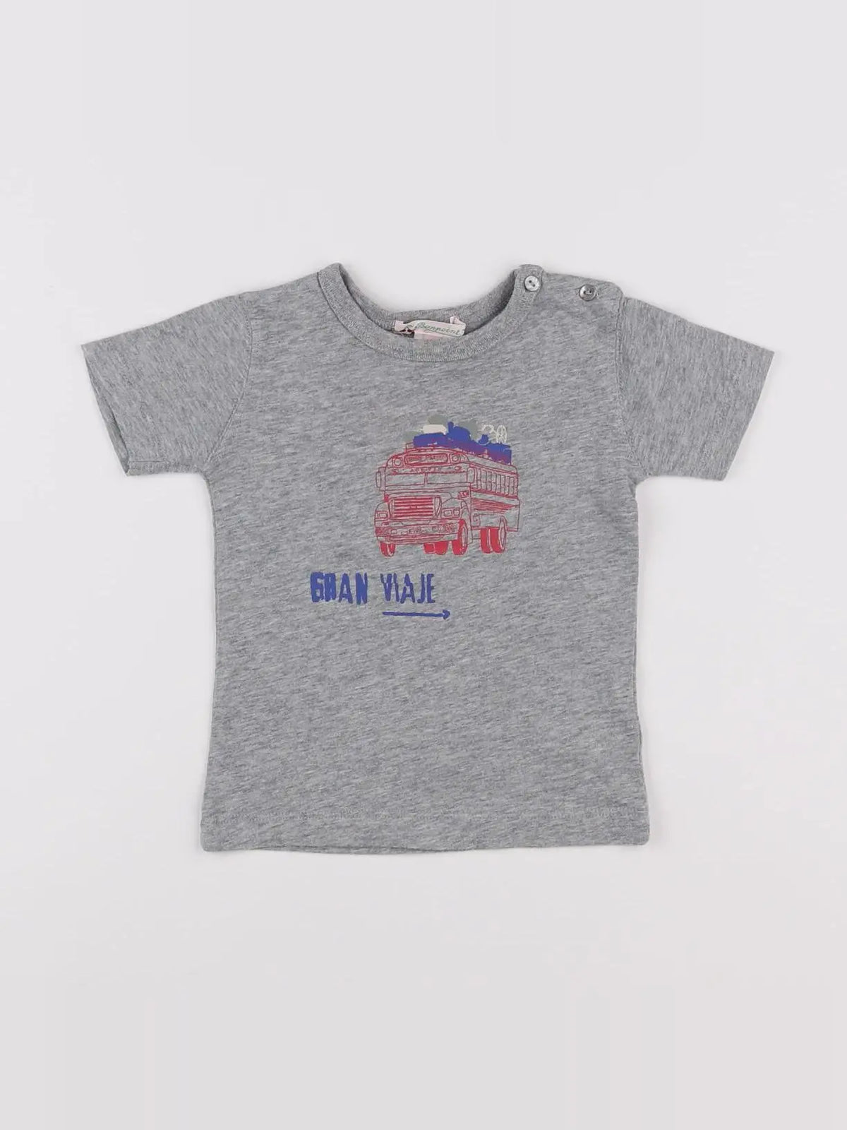 Bonpoint - tee-shirt gris - 6 mois
