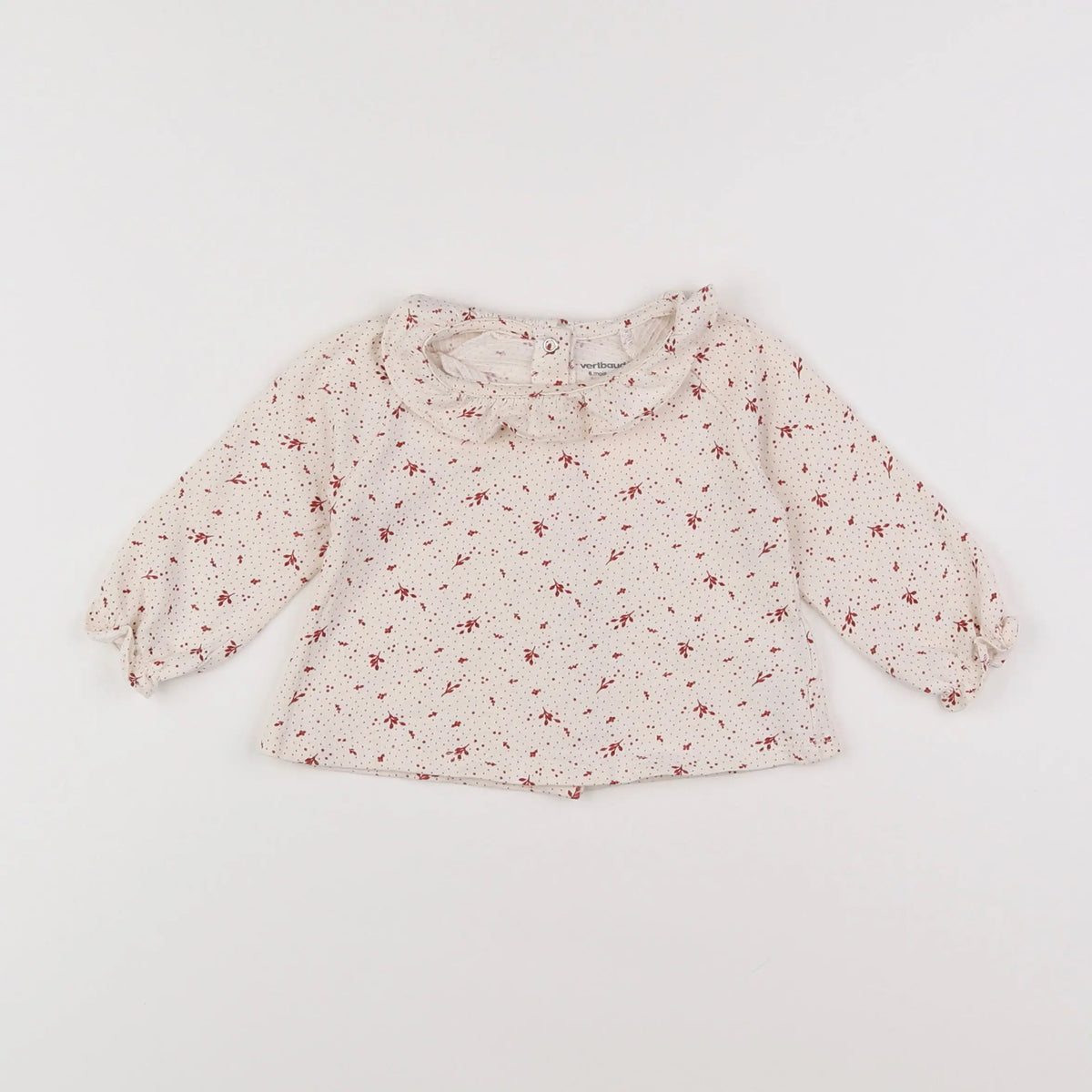 Vertbaudet - blouse multicolore - 6 mois