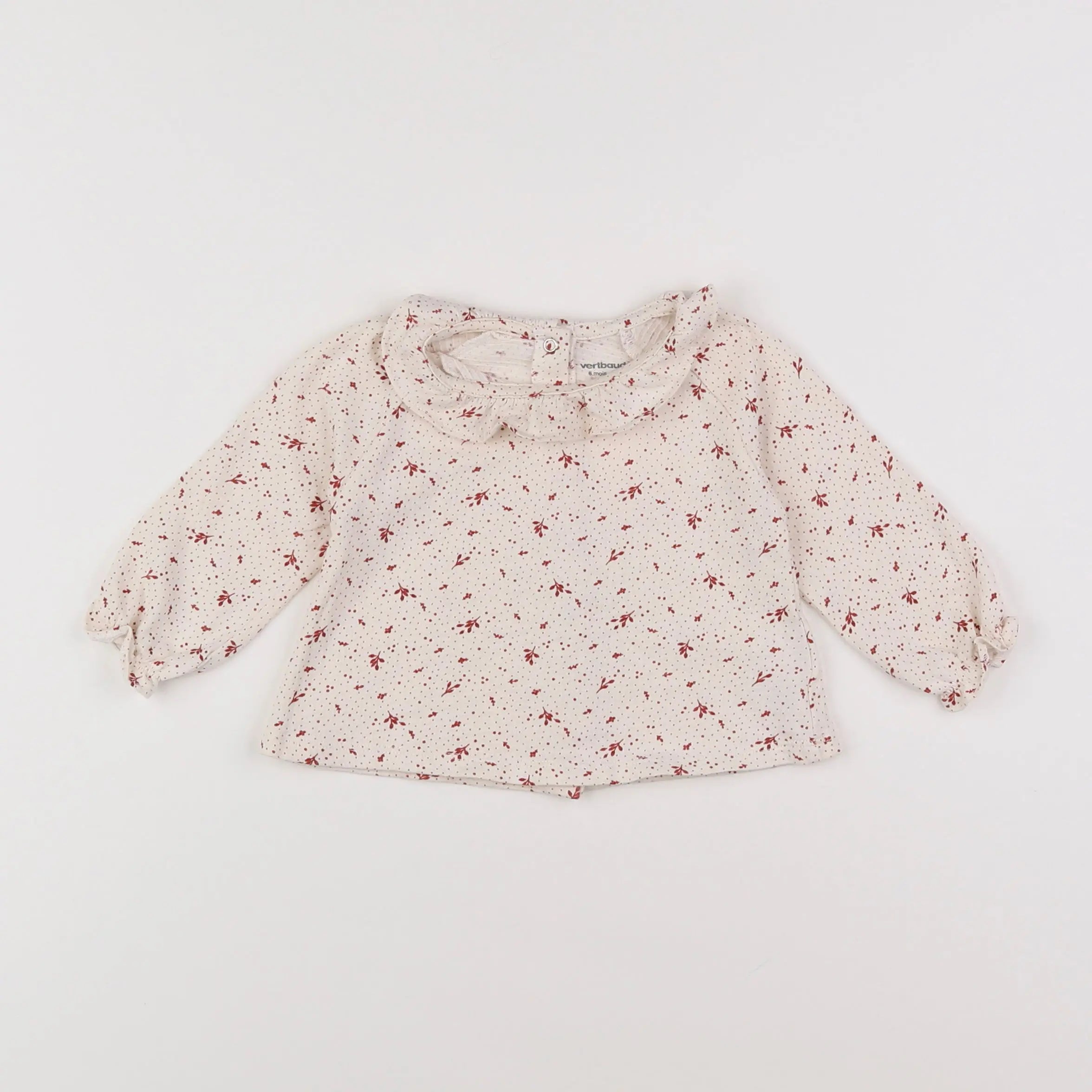 Vertbaudet - blouse multicolore - 6 mois