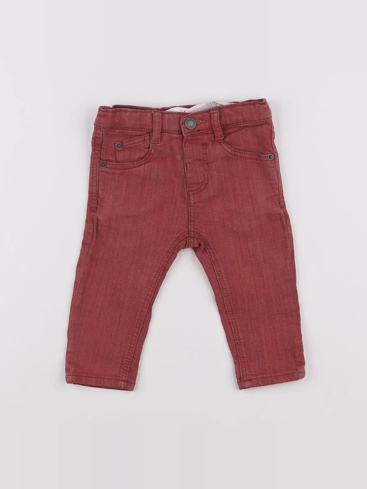 Zara - pantalon rouge - 6/9 mois