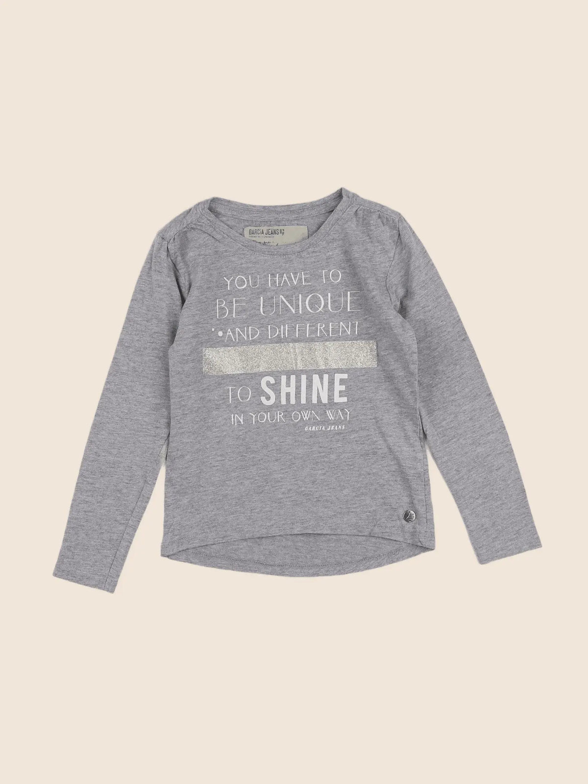 Garcia - tee-shirt gris - 4 ans