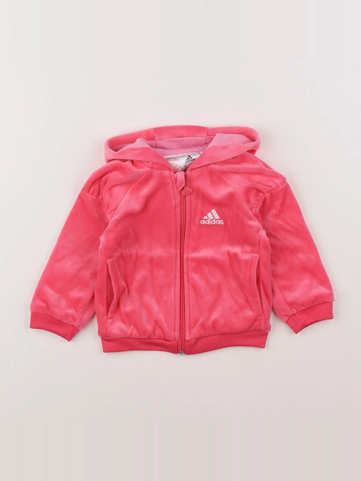 Adidas - sweat rose - 6/9 mois