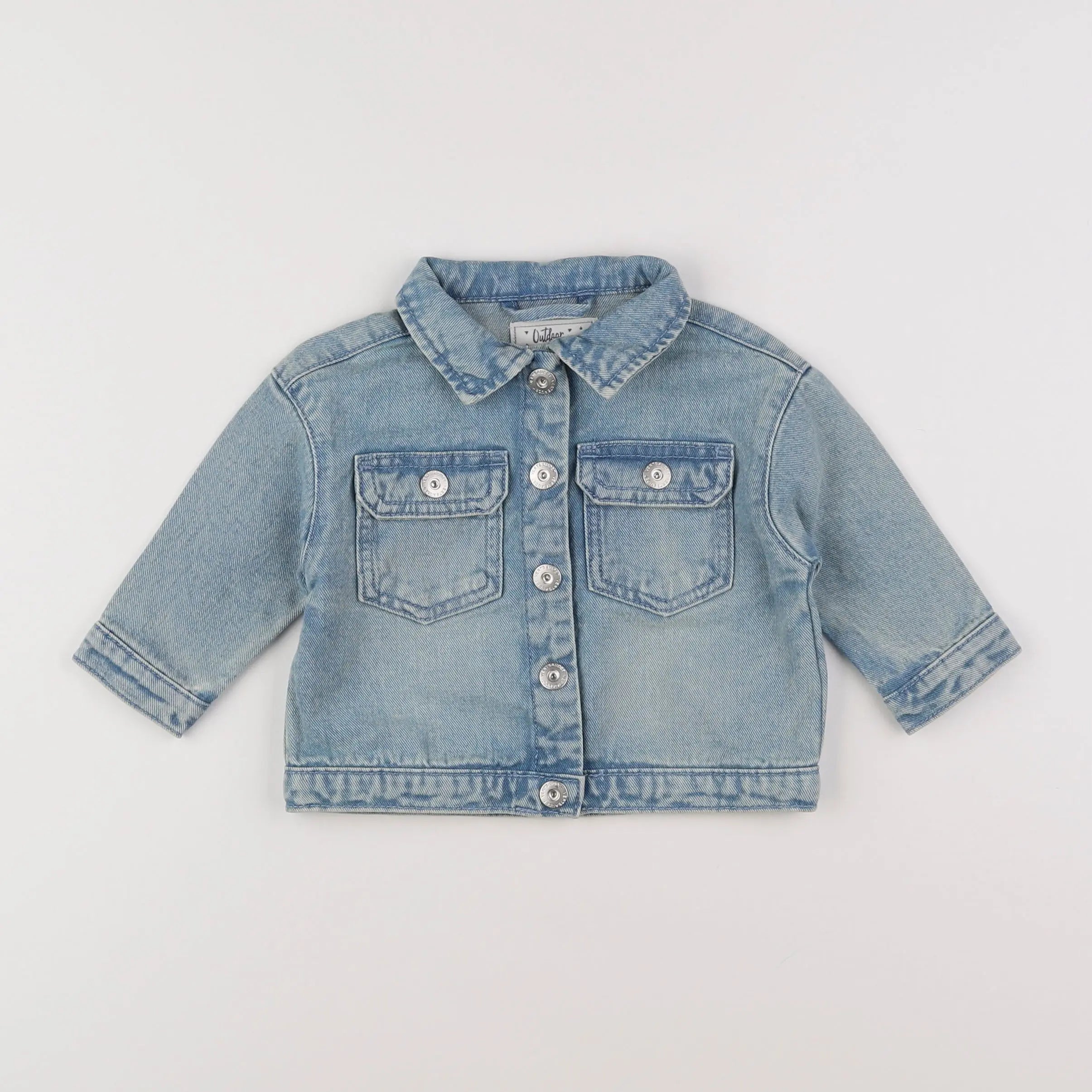 Vertbaudet - veste bleu - 6 mois