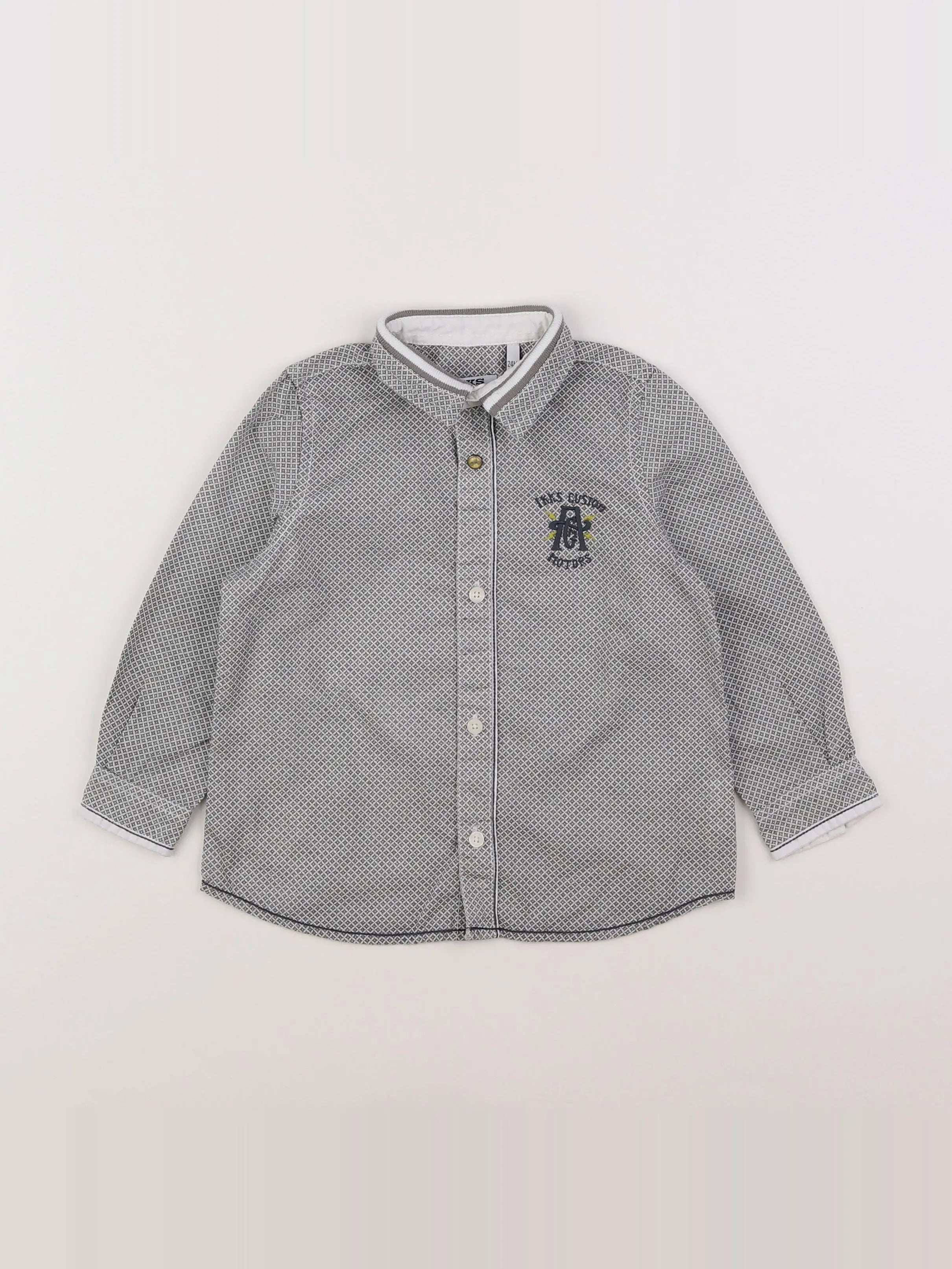 IKKS - chemise gris - 2 ans