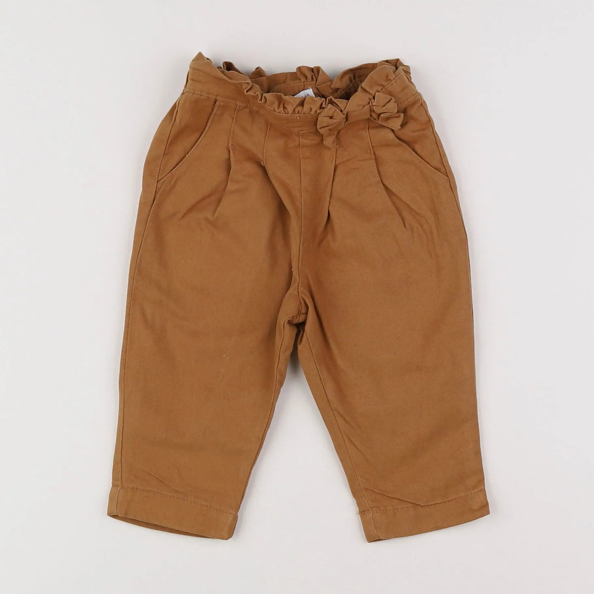 Vertbaudet - pantalon marron - 6 mois