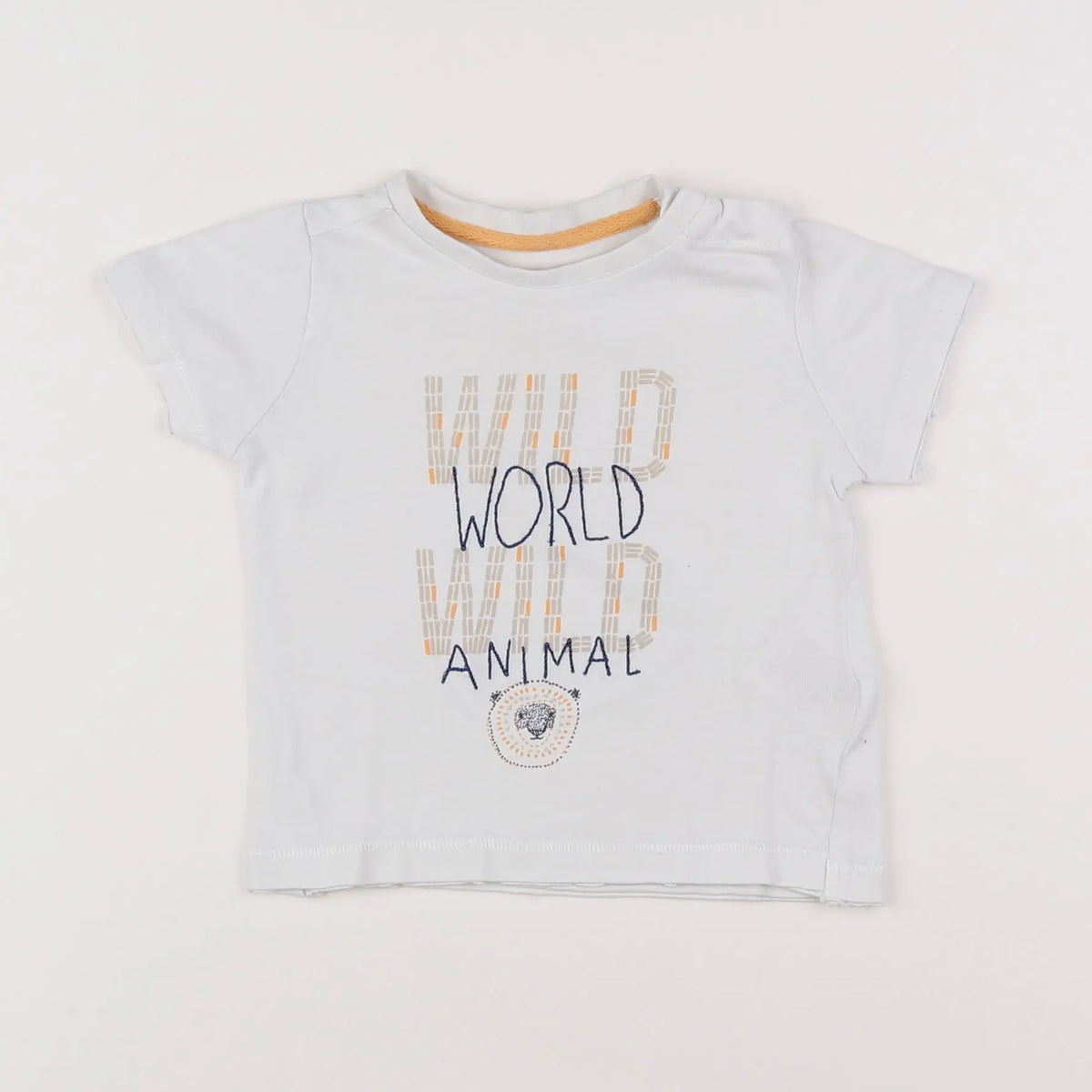 Vertbaudet - tee-shirt blanc - 9 mois