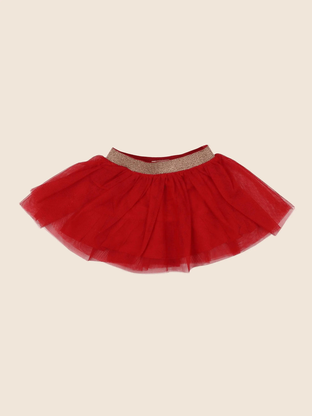 Vertbaudet - jupe rouge - 9 mois