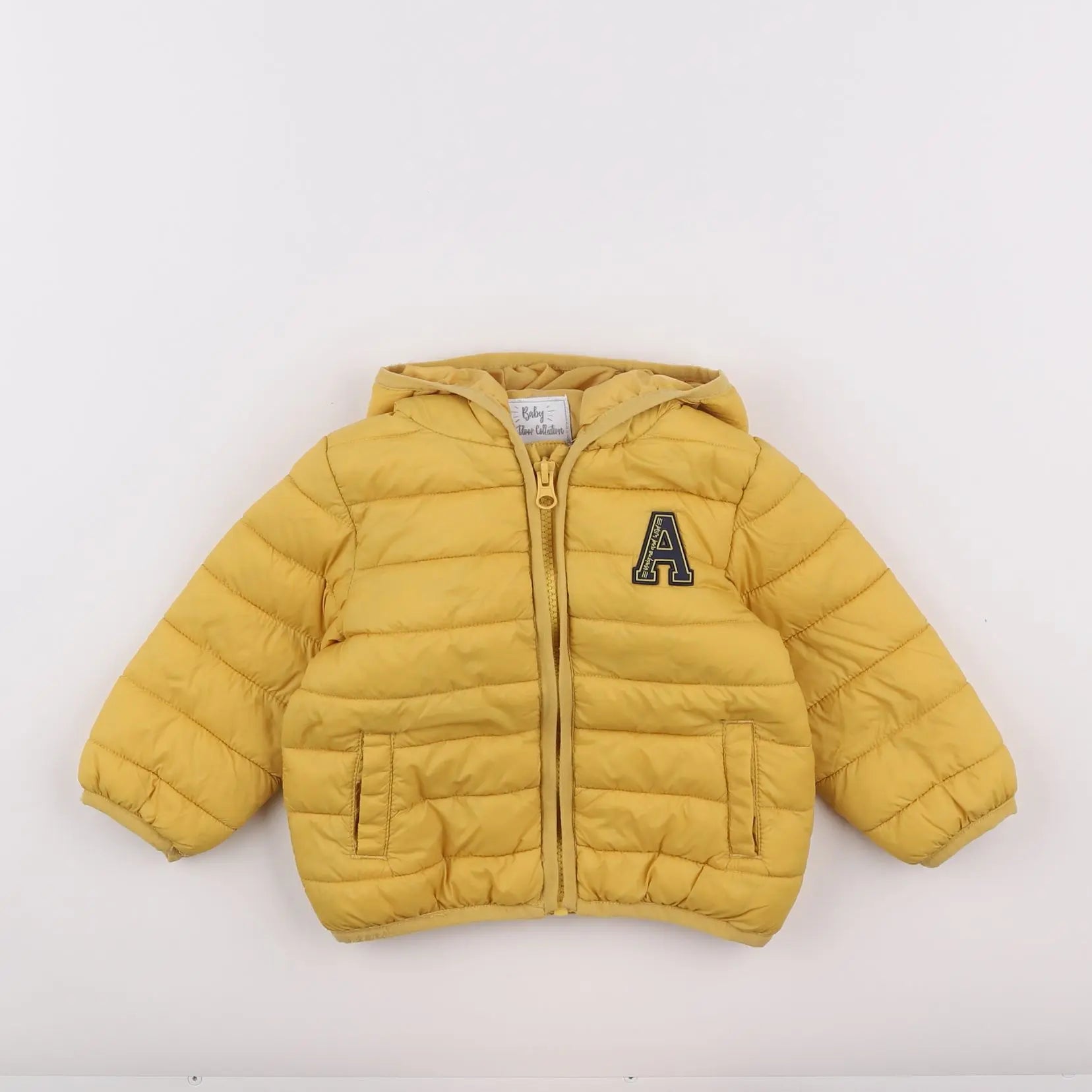 Vertbaudet - doudoune jaune - 12 mois