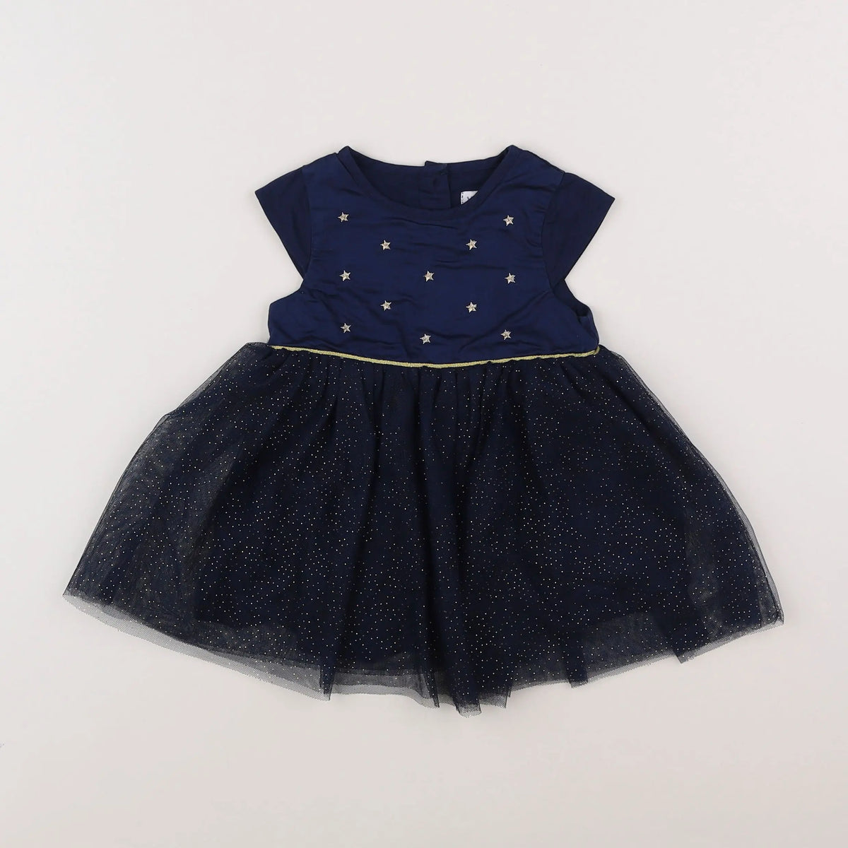 Vertbaudet - robe bleu - 9 mois