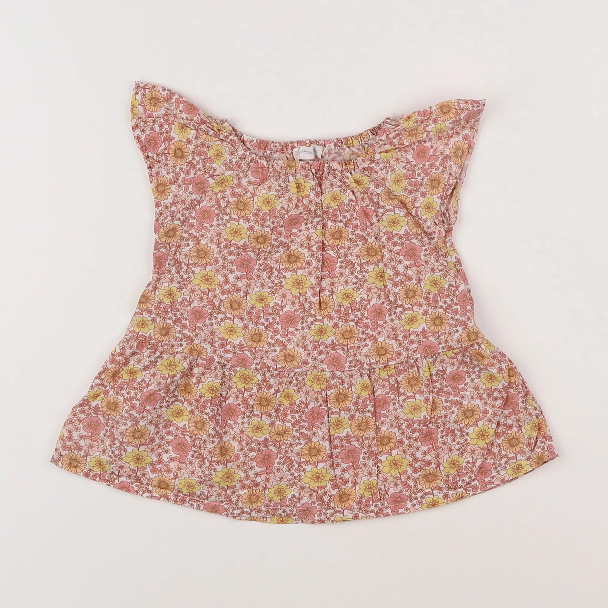 Vertbaudet - robe multicolore - 3 mois