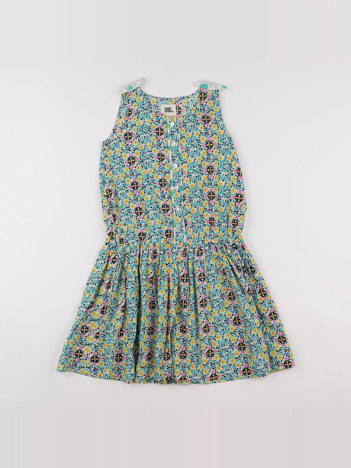 Lucas du Tertre - robe multicolore - 8 ans