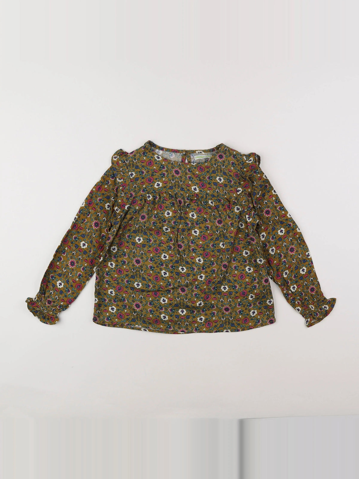 Vertbaudet - blouse vert - 6 ans