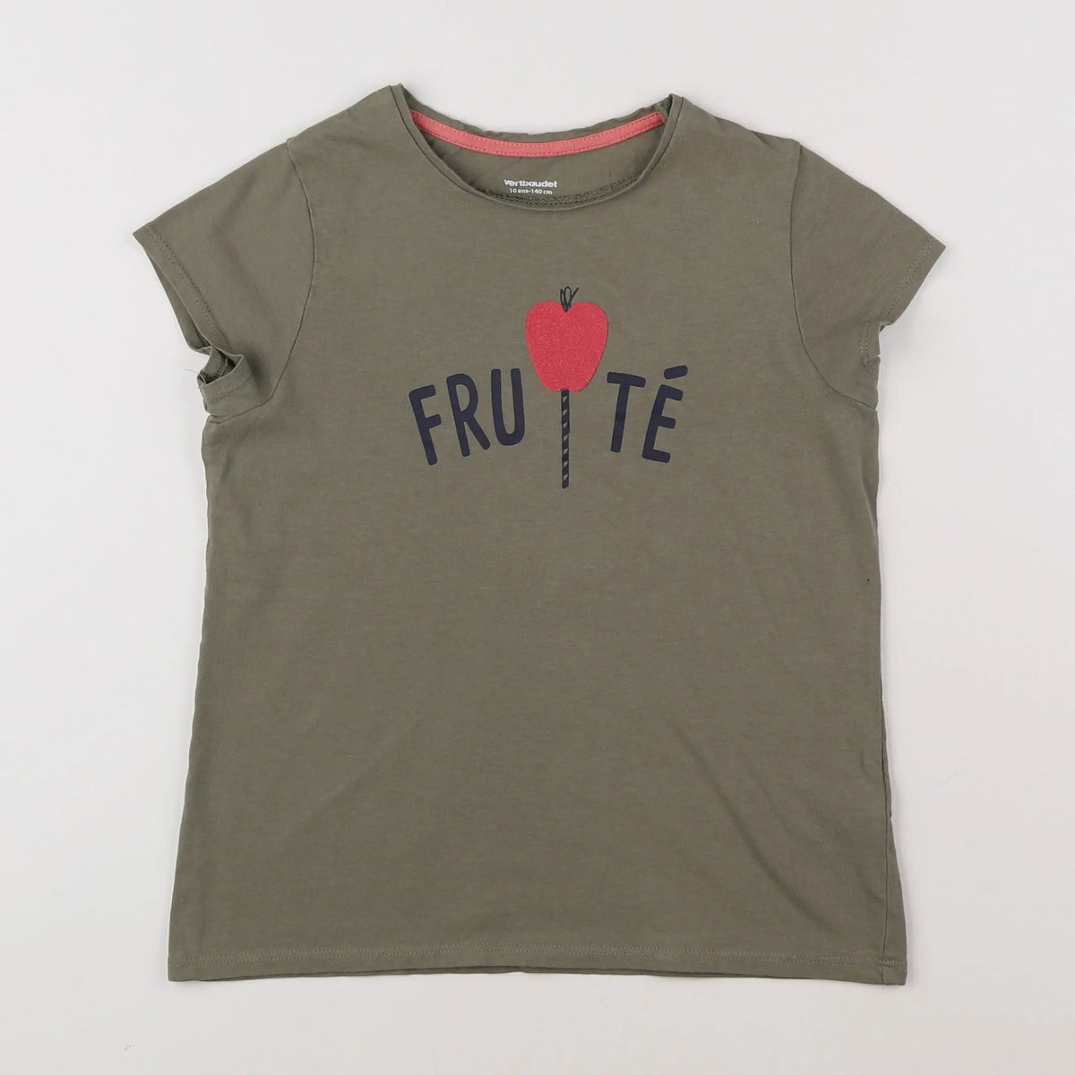 Vertbaudet - tee-shirt vert - 10 ans