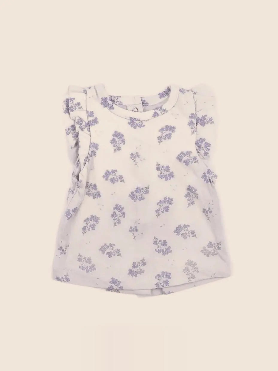 Vertbaudet - tee-shirt violet - 1 mois