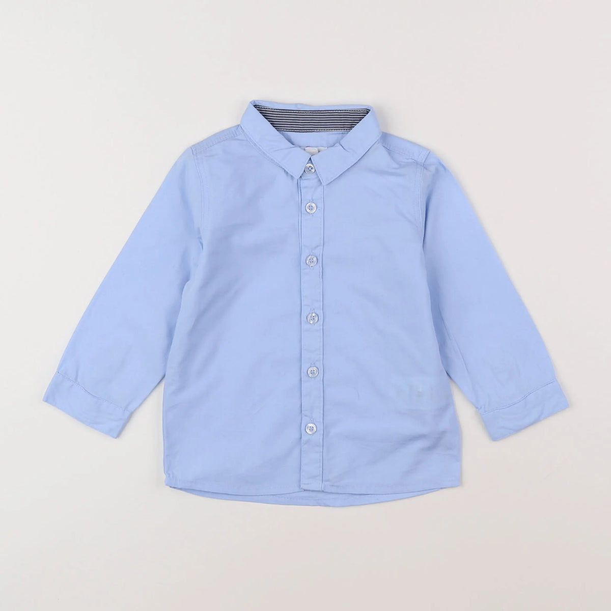 Vertbaudet - chemise bleu - 18 mois