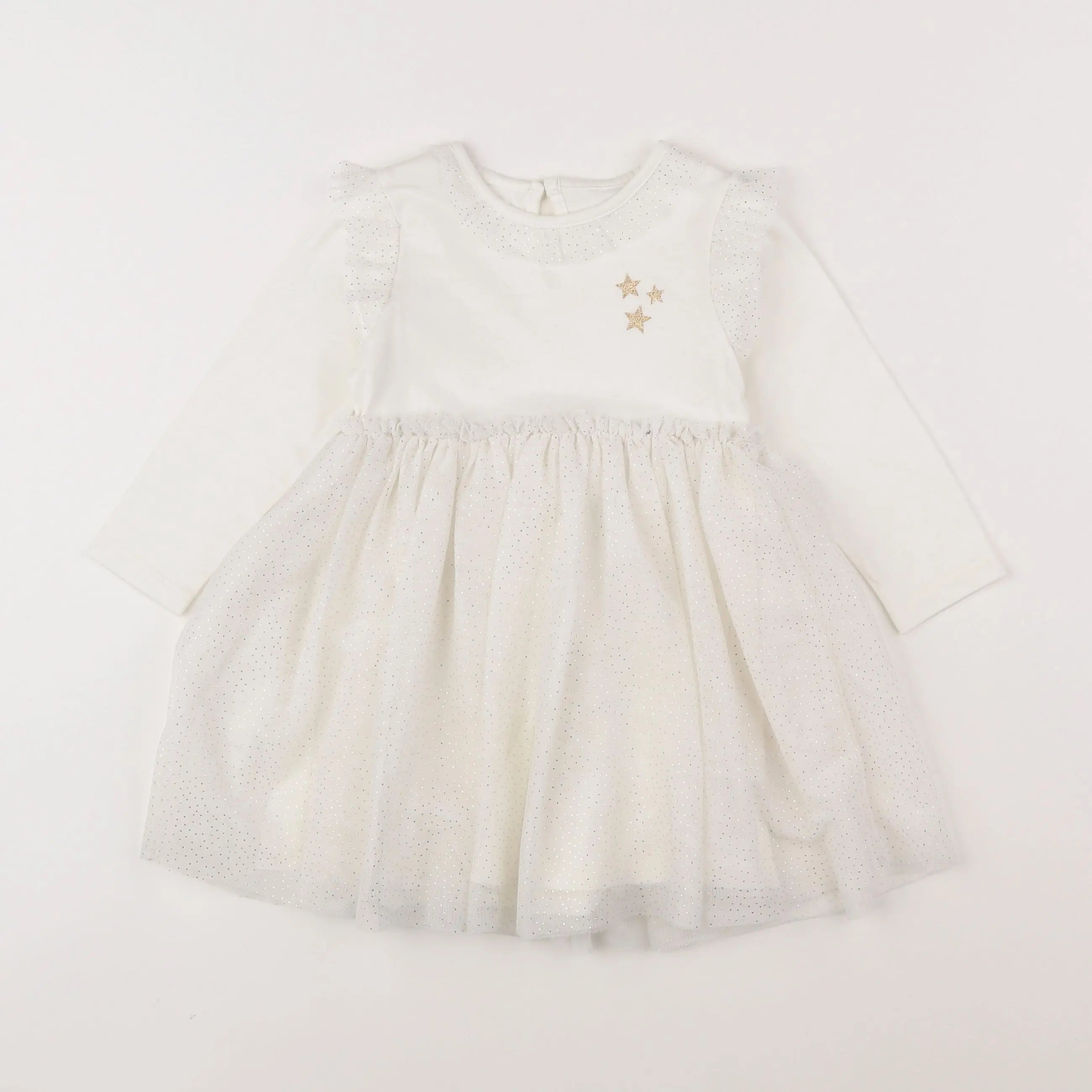 Vertbaudet - robe blanc - 18 mois