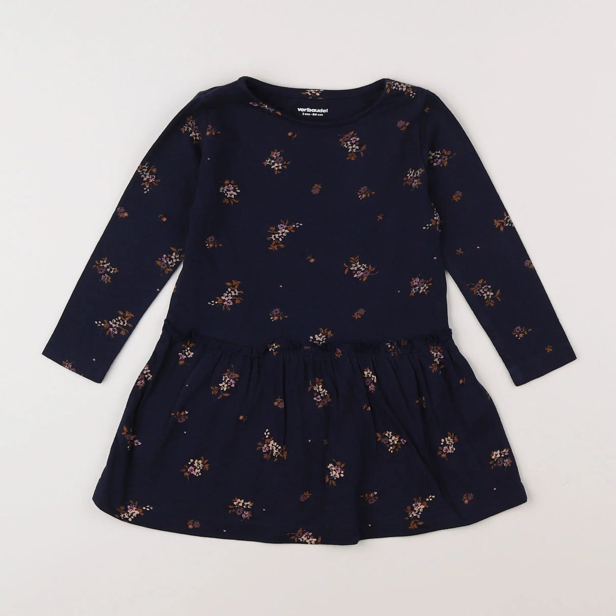 Vertbaudet - robe bleu - 2 ans