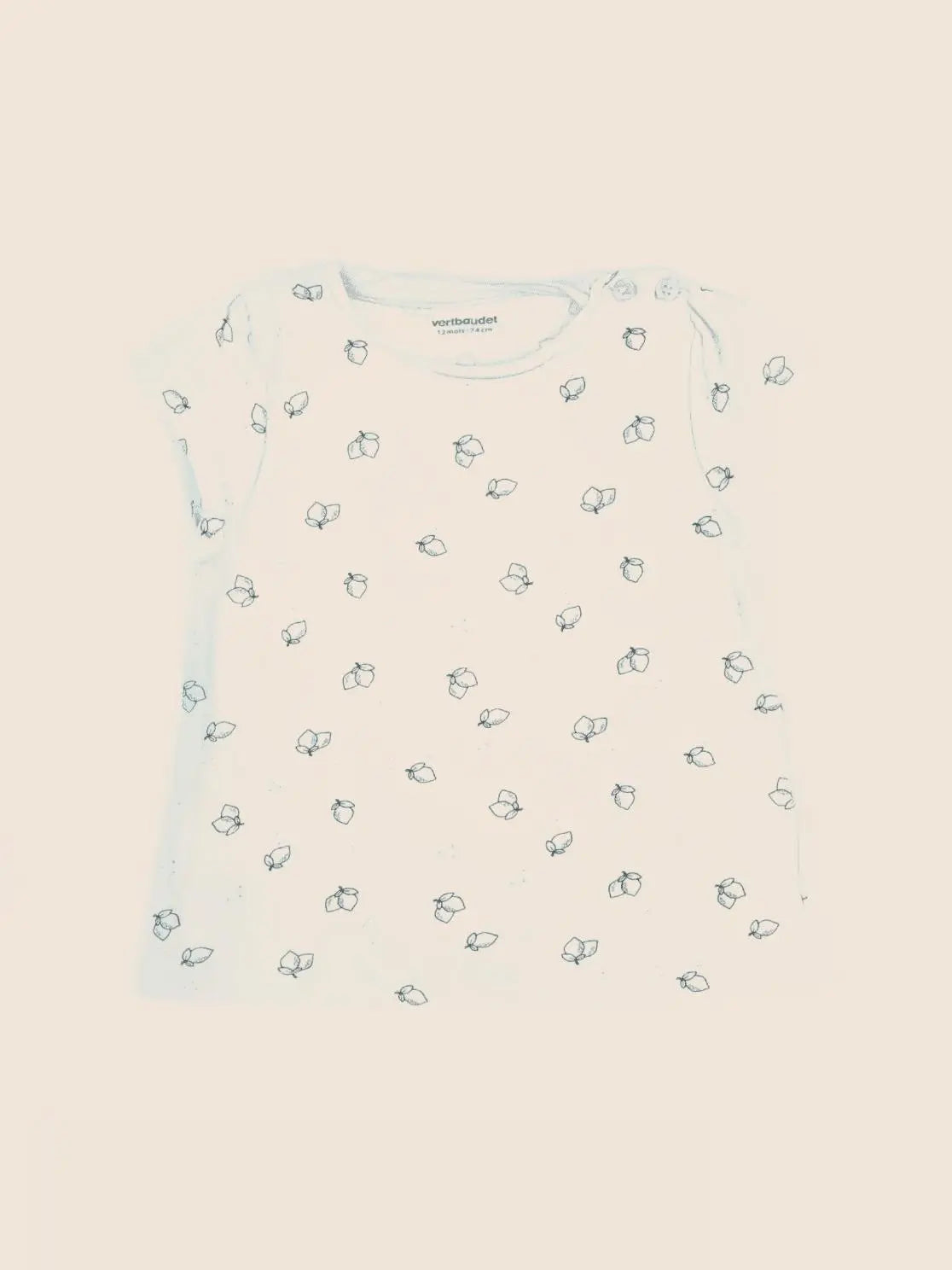 Vertbaudet - tee-shirt vert - 12 mois