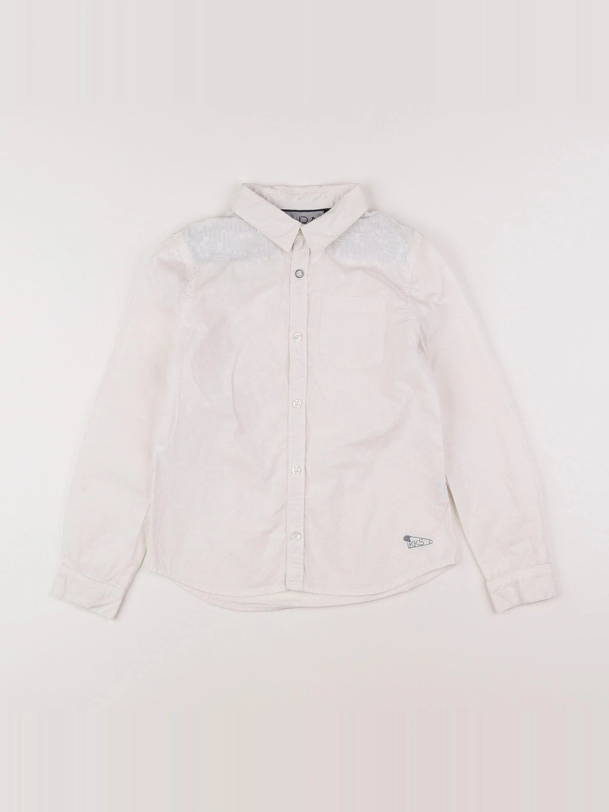 IKKS - chemise blanc - 8 ans