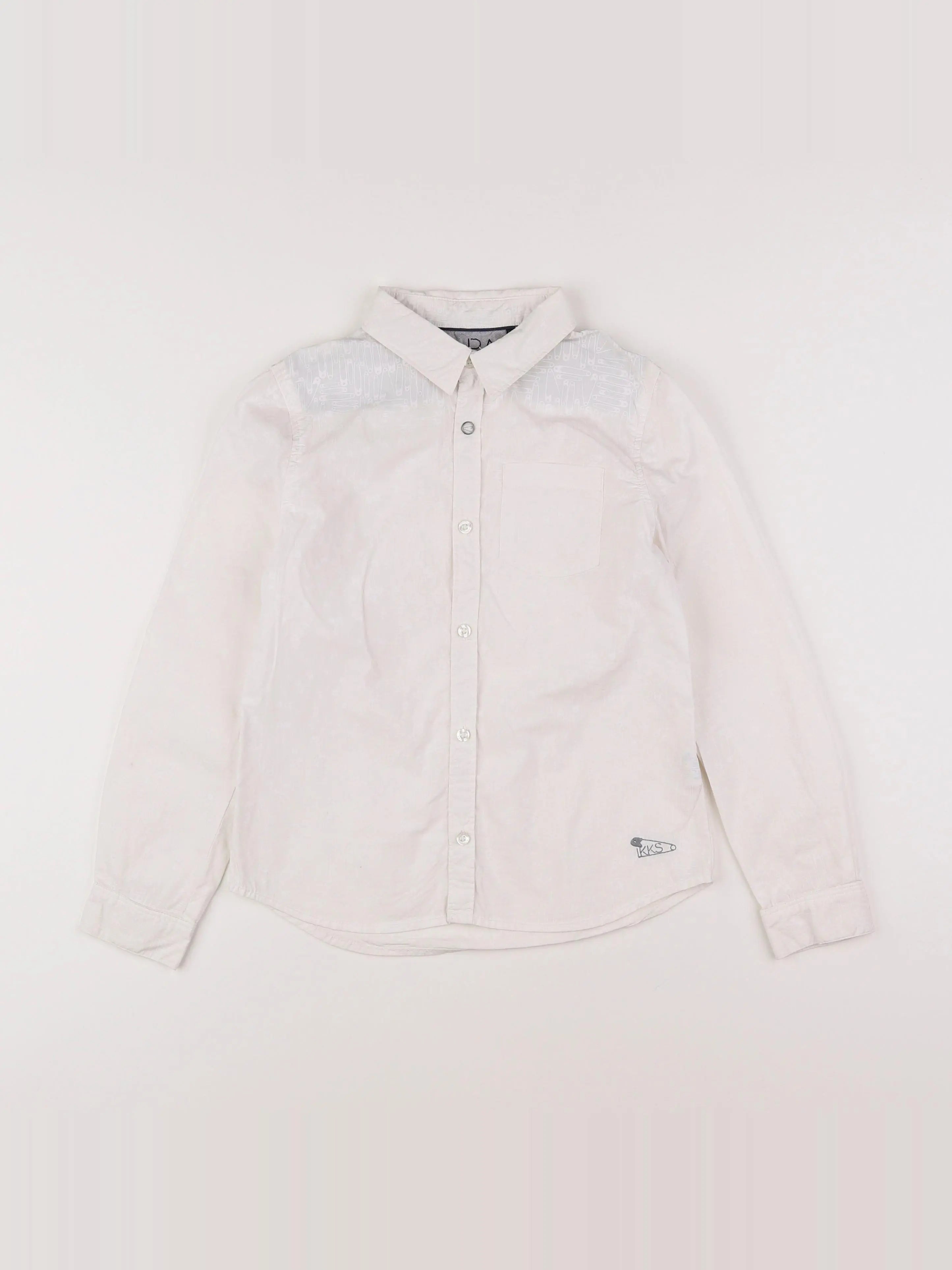 IKKS - chemise blanc - 8 ans