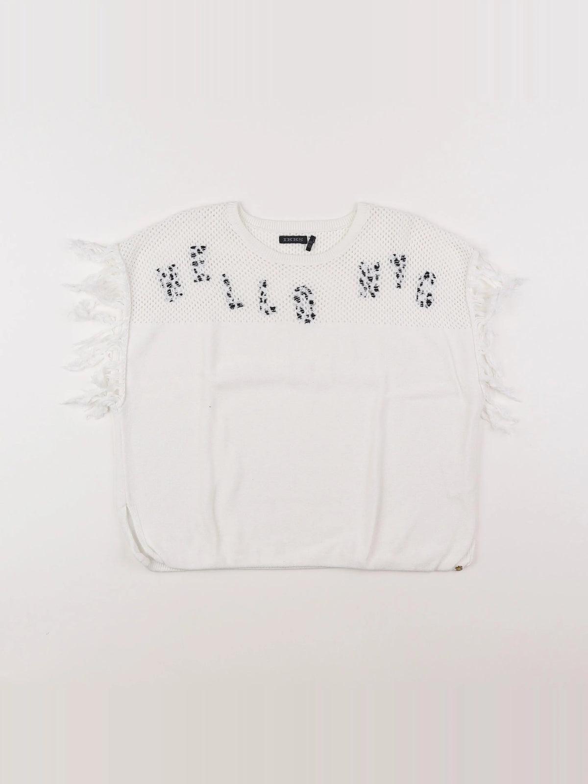 IKKS - pull blanc - 8 ans