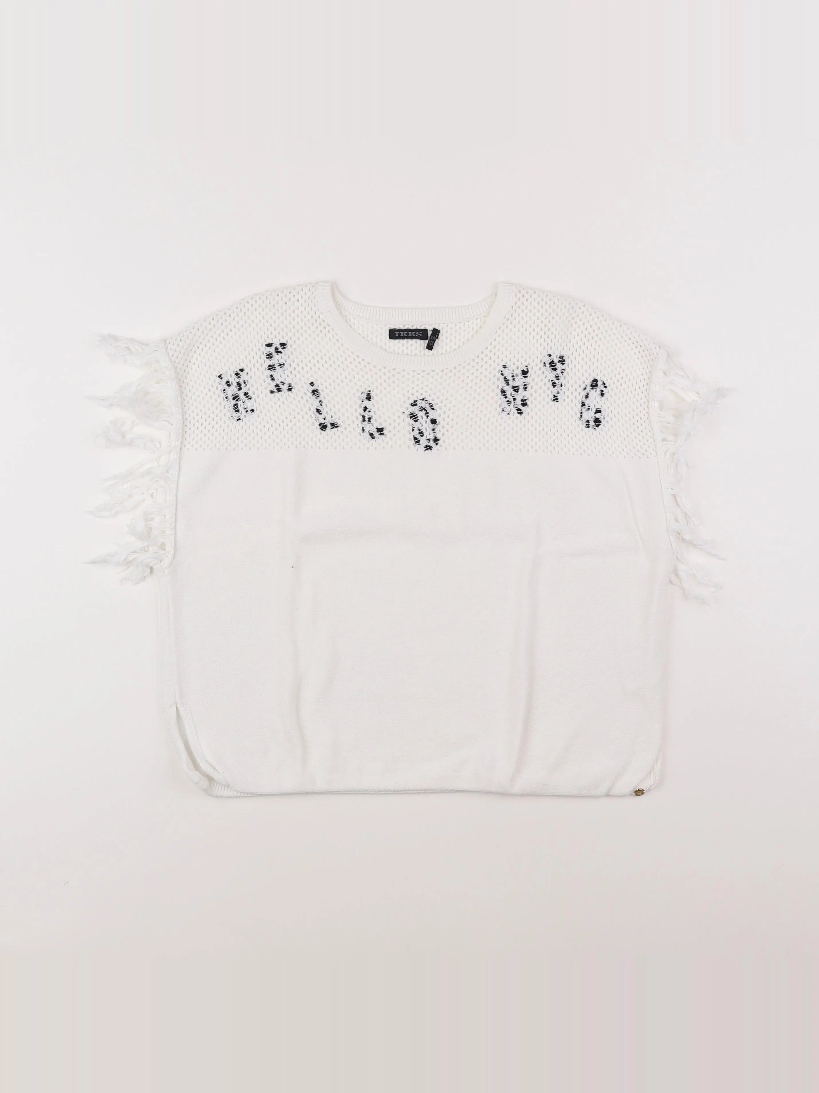 IKKS - pull blanc - 8 ans