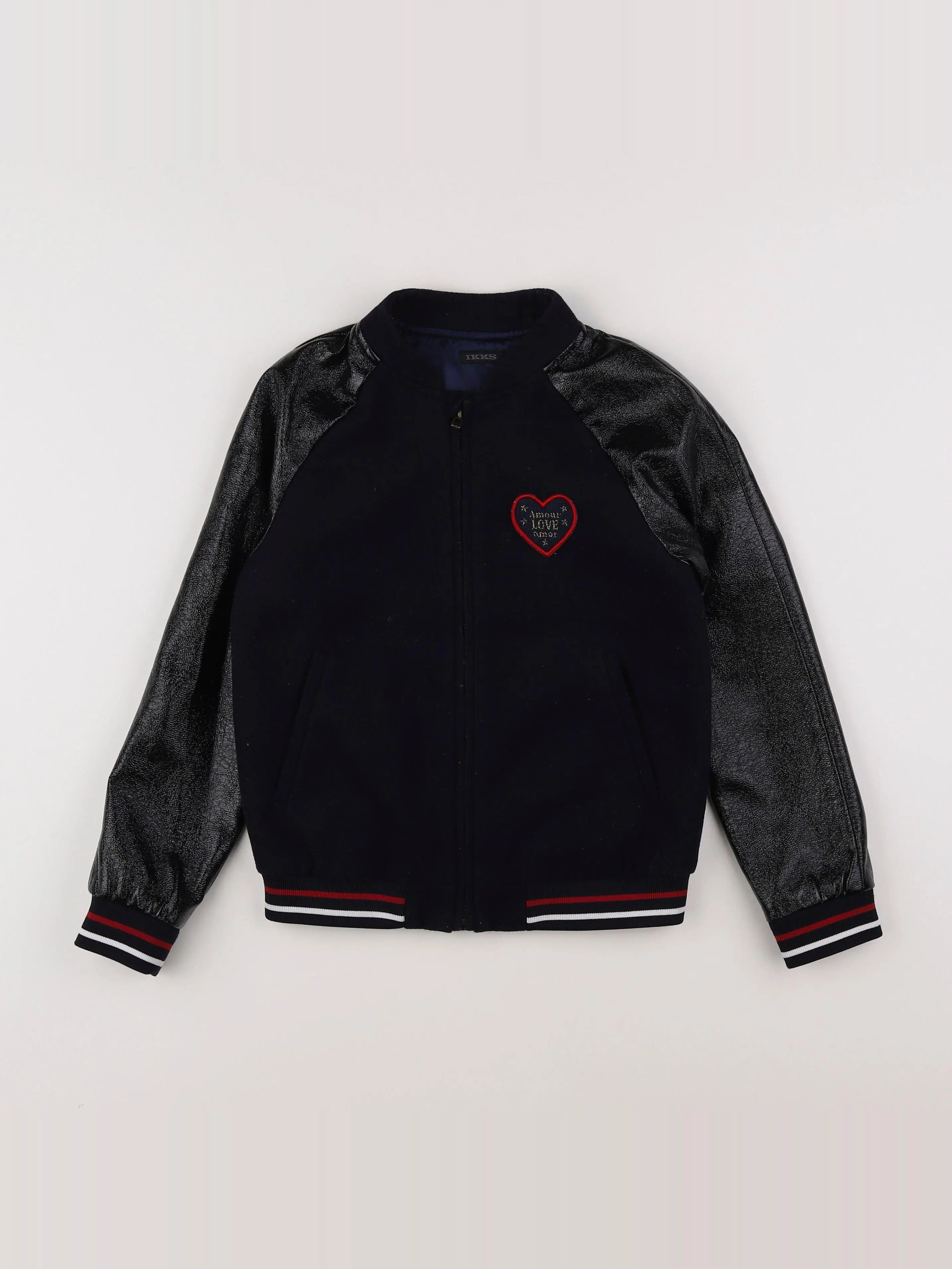 IKKS - veste bleu - 8 ans