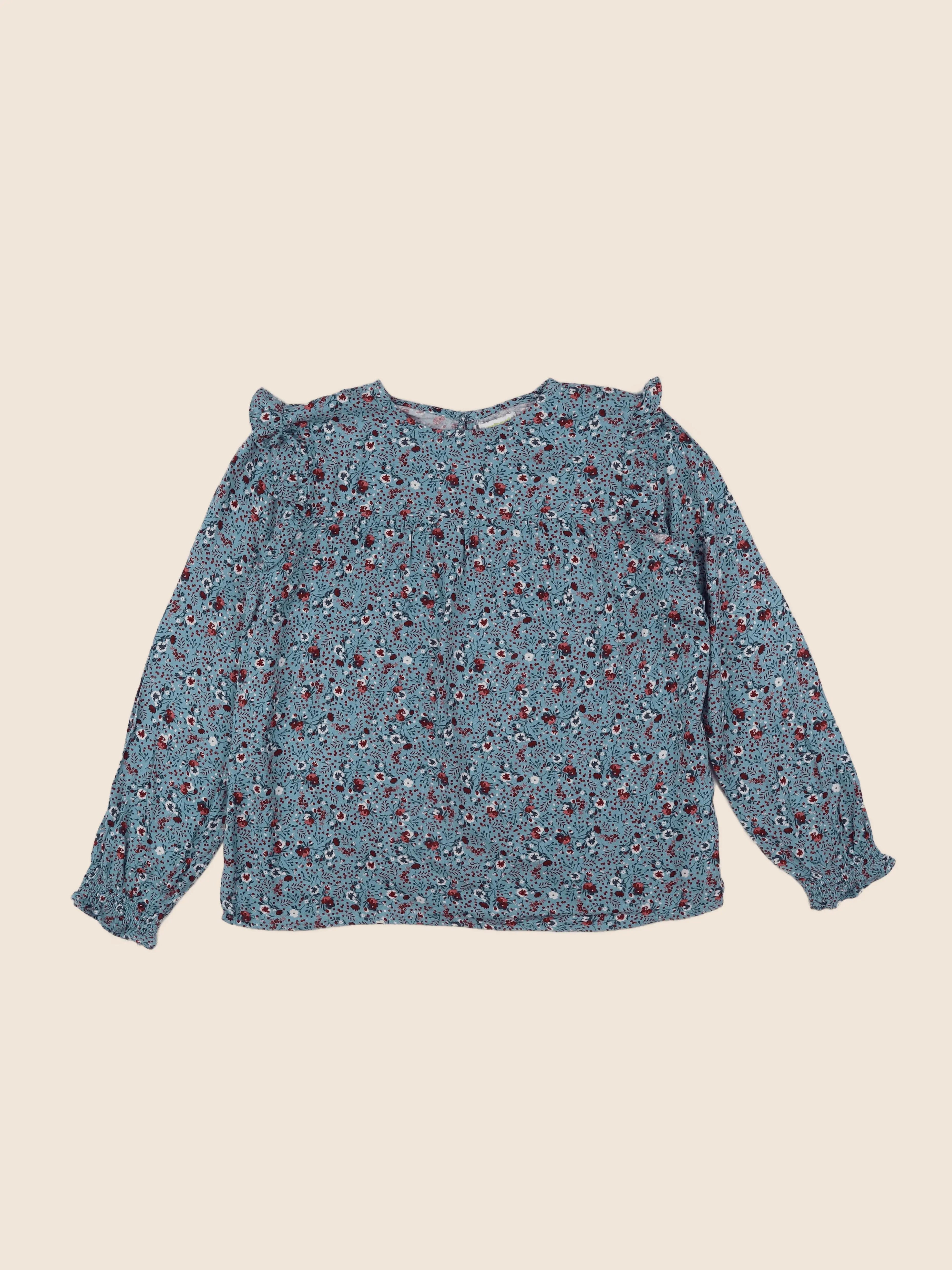 Vertbaudet - blouse bleu - 12 ans