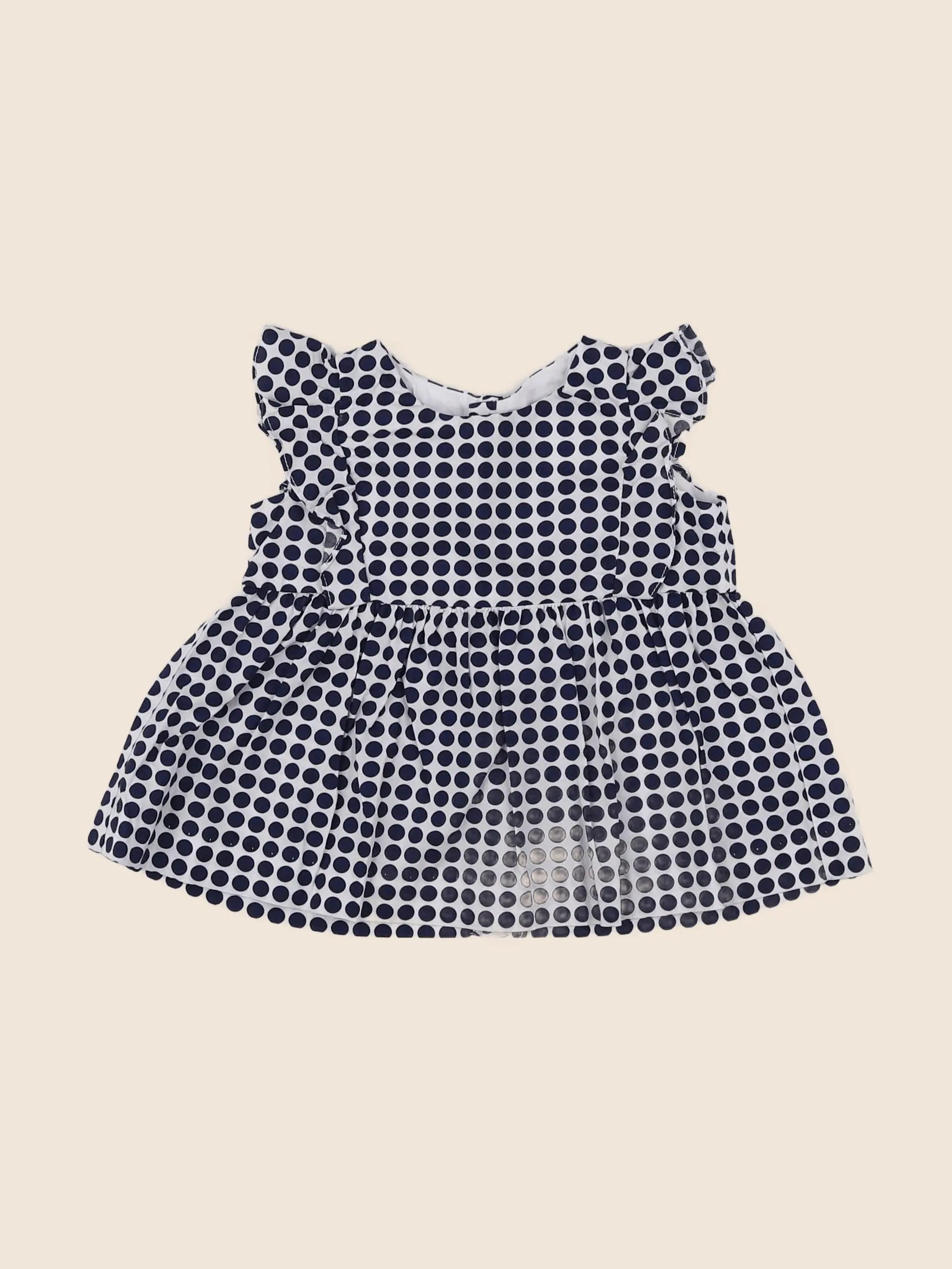 Jacadi - blouse bleu - 12 mois