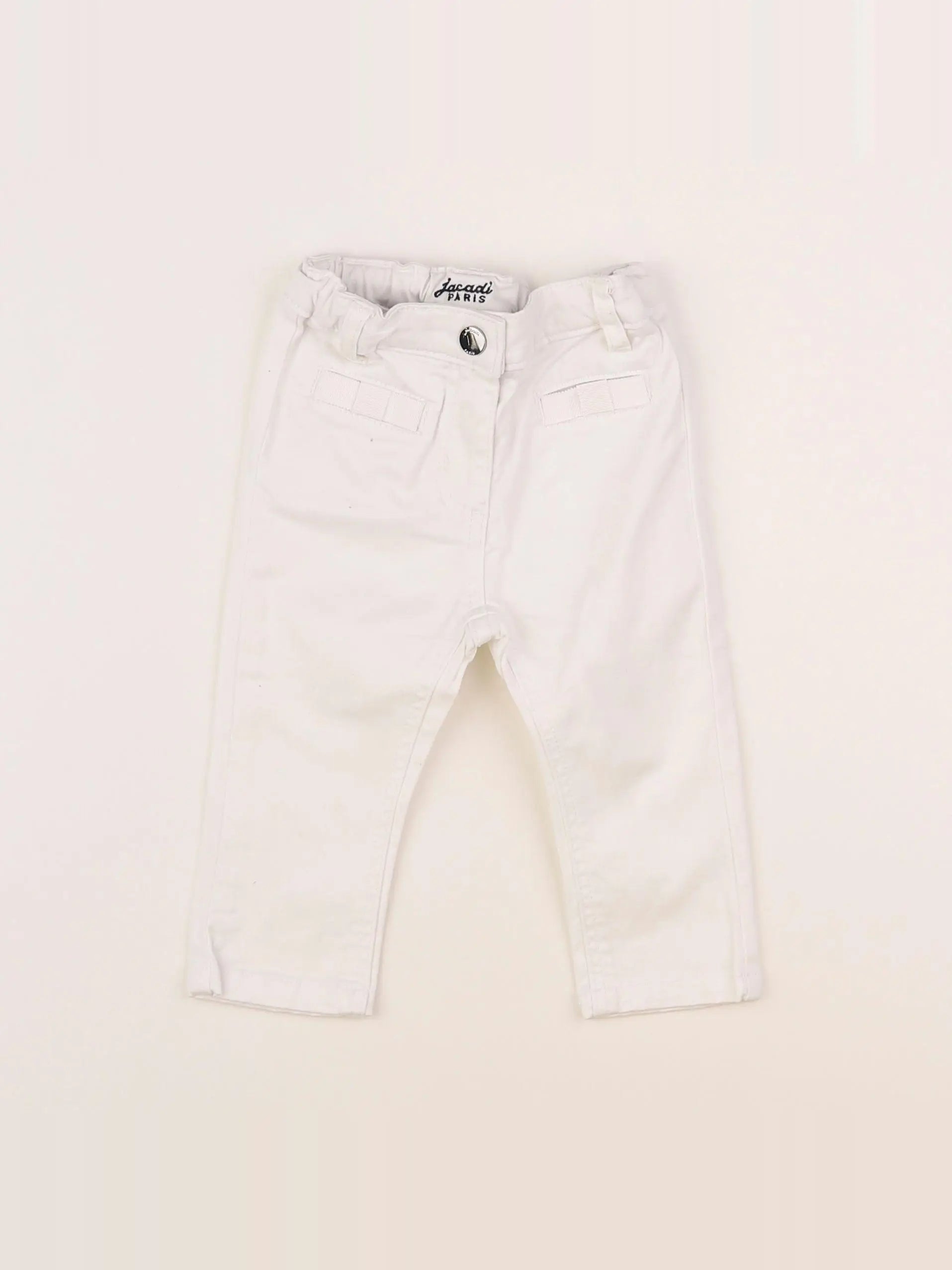Jacadi - pantalon blanc - 12 mois