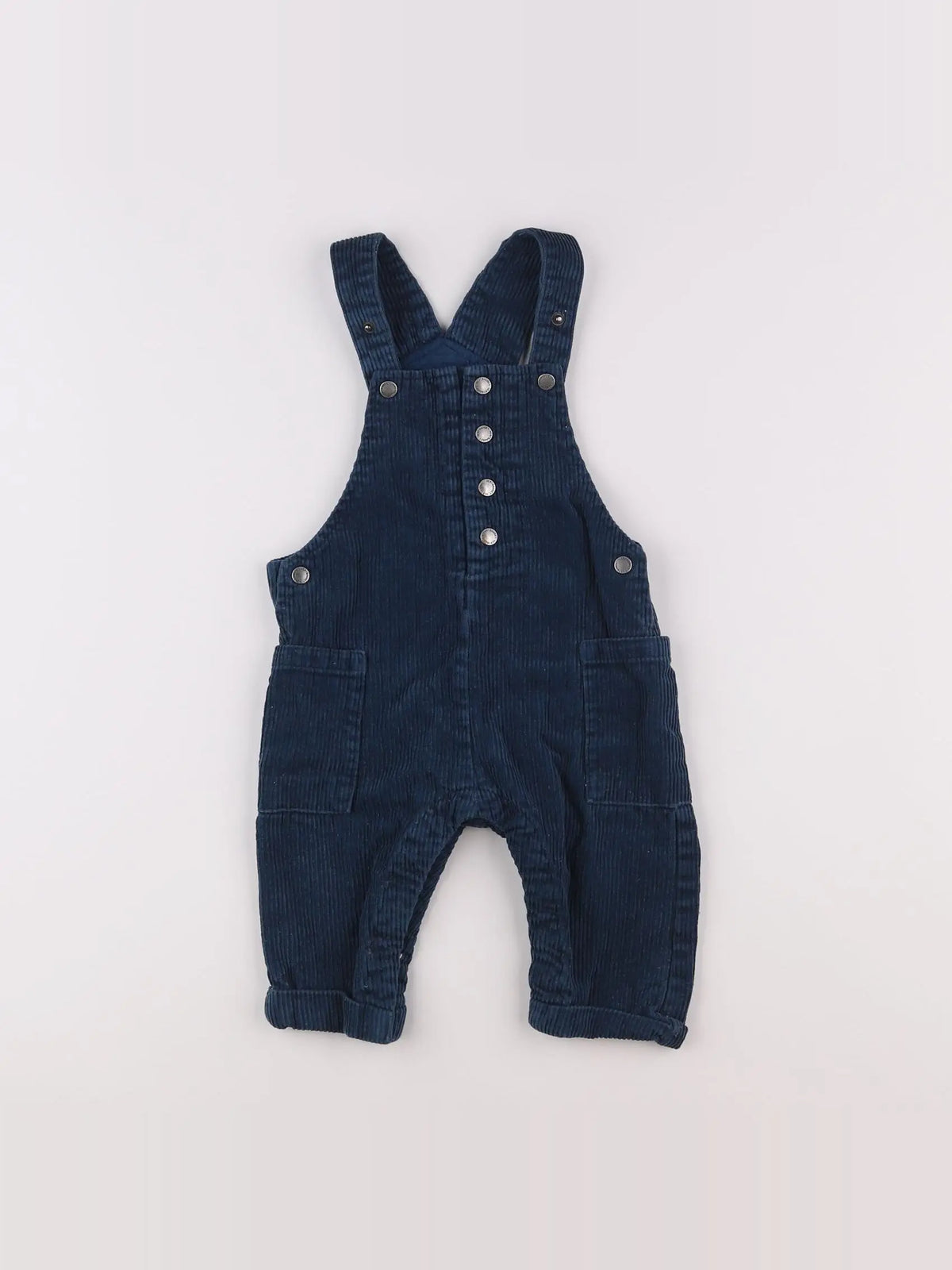 Vertbaudet - salopette bleu - 9 mois