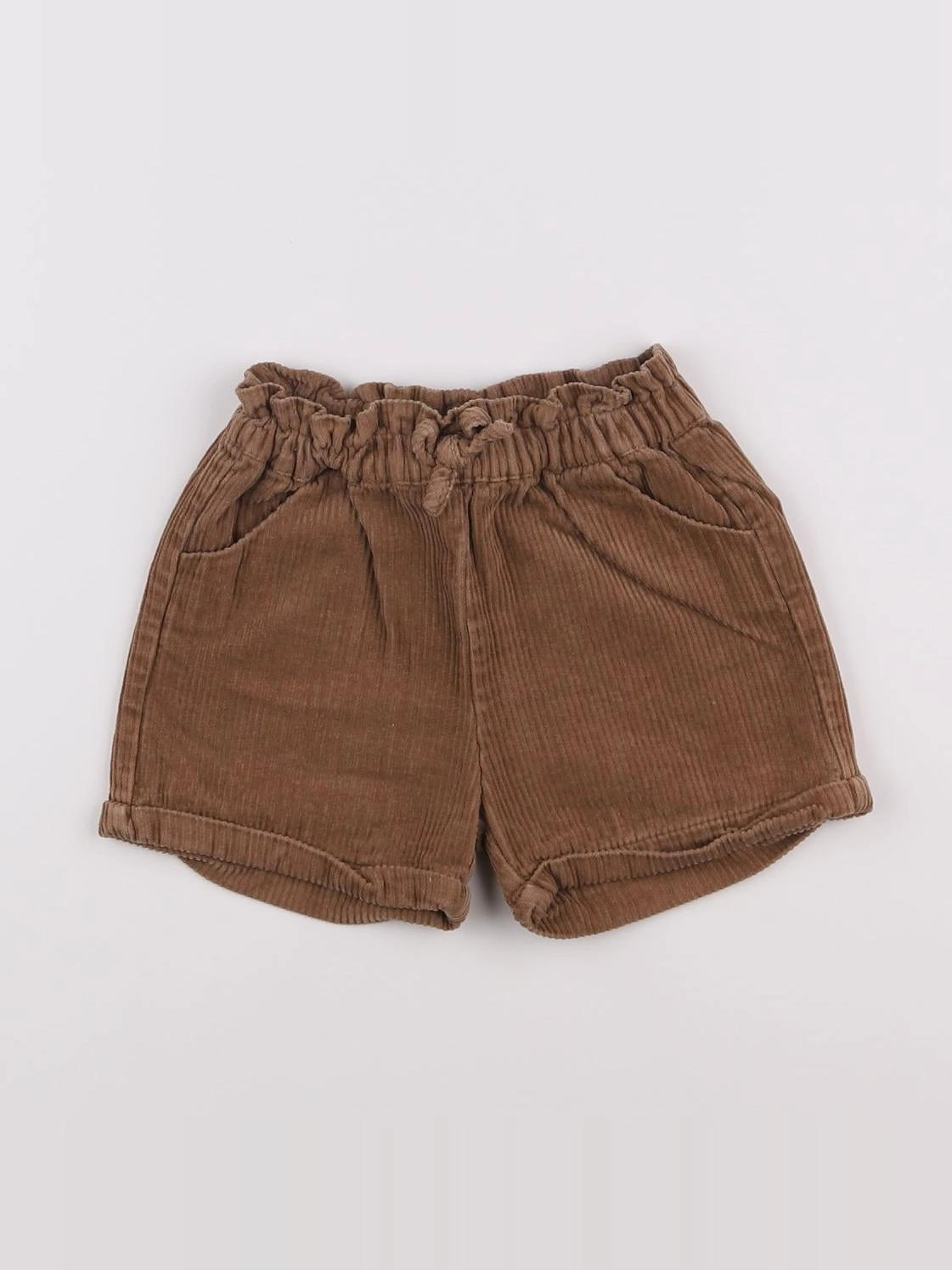 Vertbaudet - short marron - 2 ans