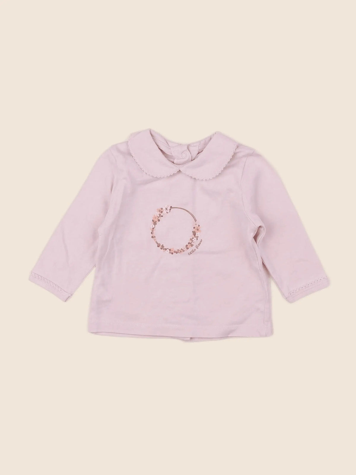 Vertbaudet - tee-shirt rose - 3 mois