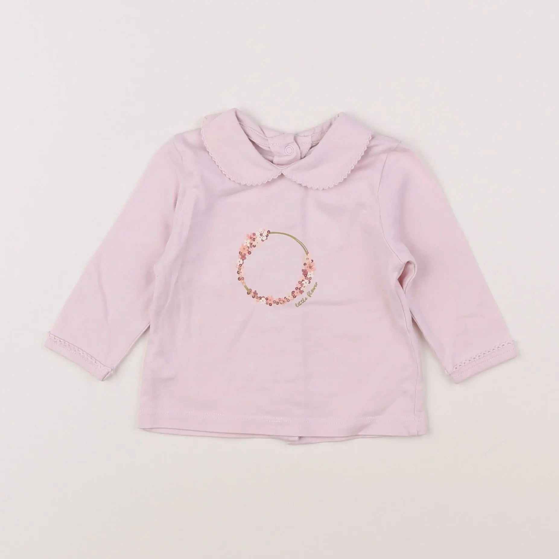 Vertbaudet - tee-shirt rose - 3 mois