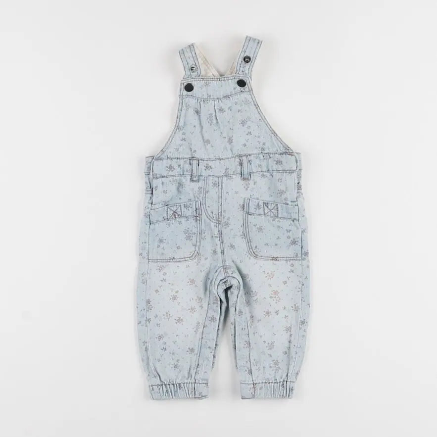 Vertbaudet - salopette bleu - 3 mois