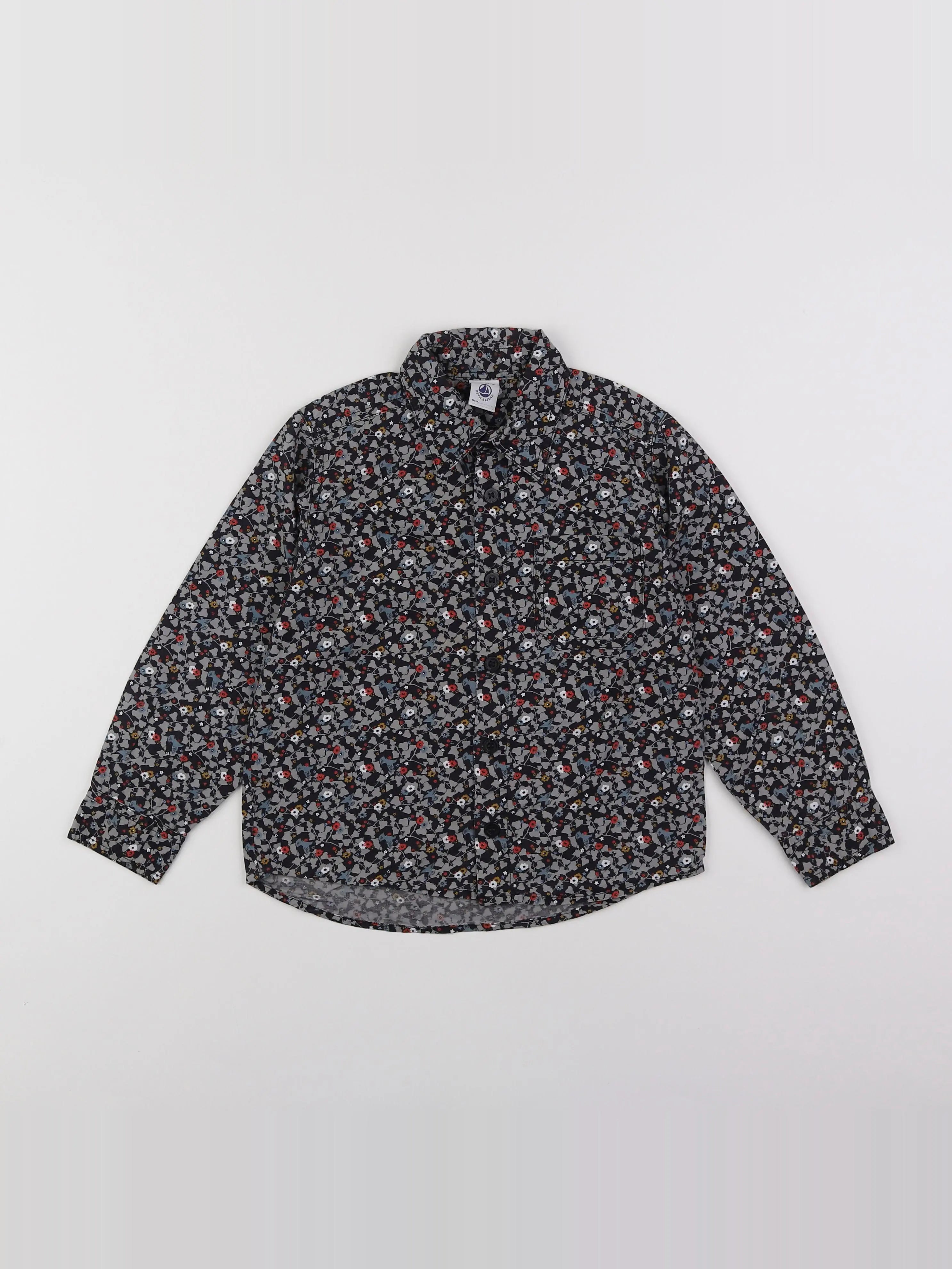 Petit Bateau - chemise multicolore - 5 ans