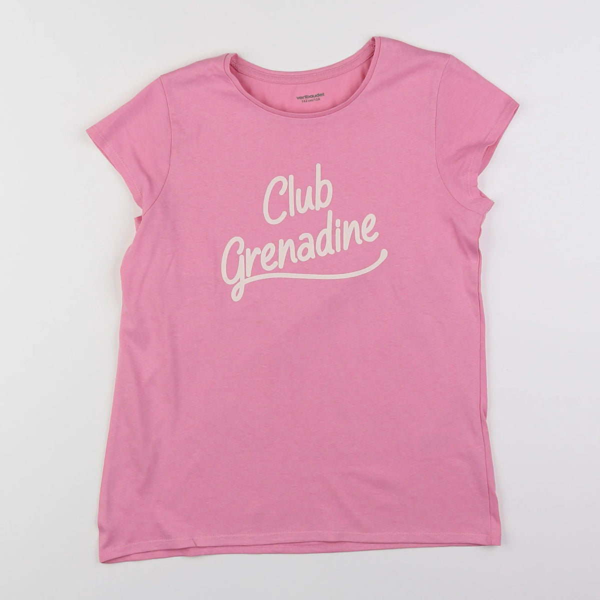 Vertbaudet - tee-shirt rose - 12 ans