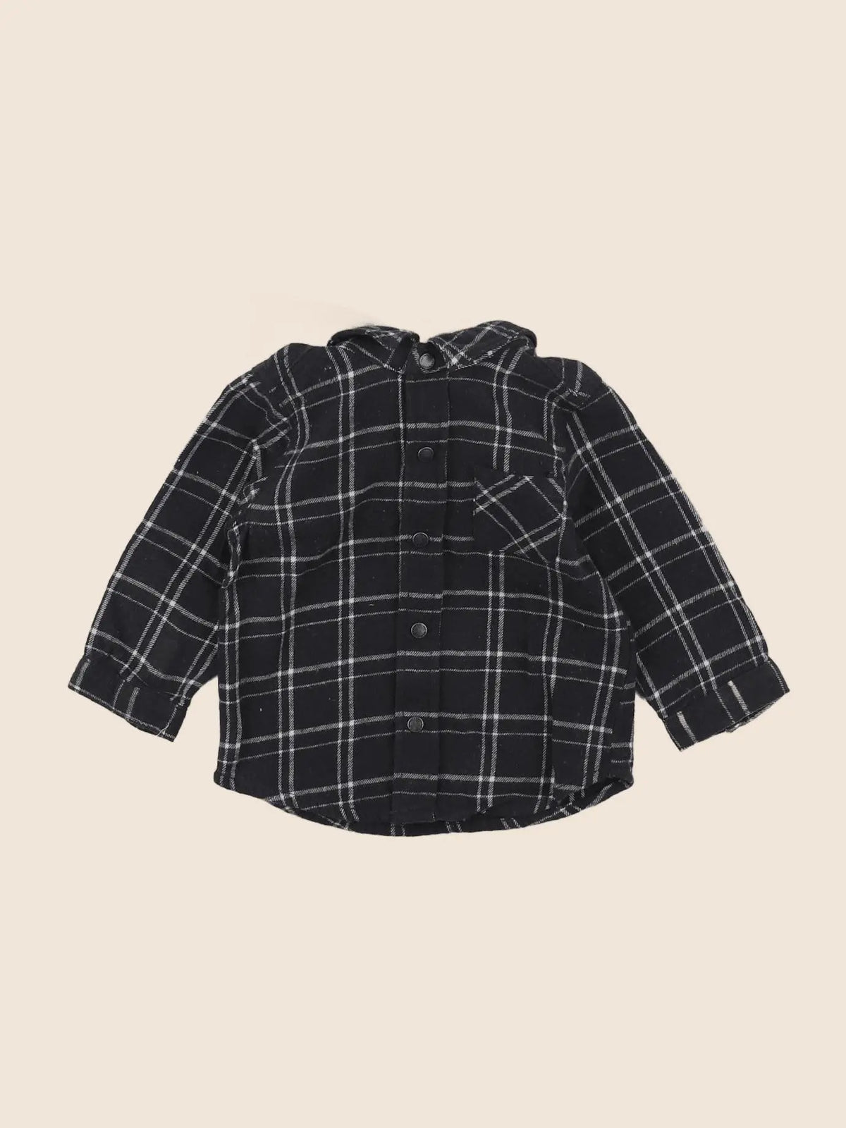Vertbaudet - chemise noir - 12 mois