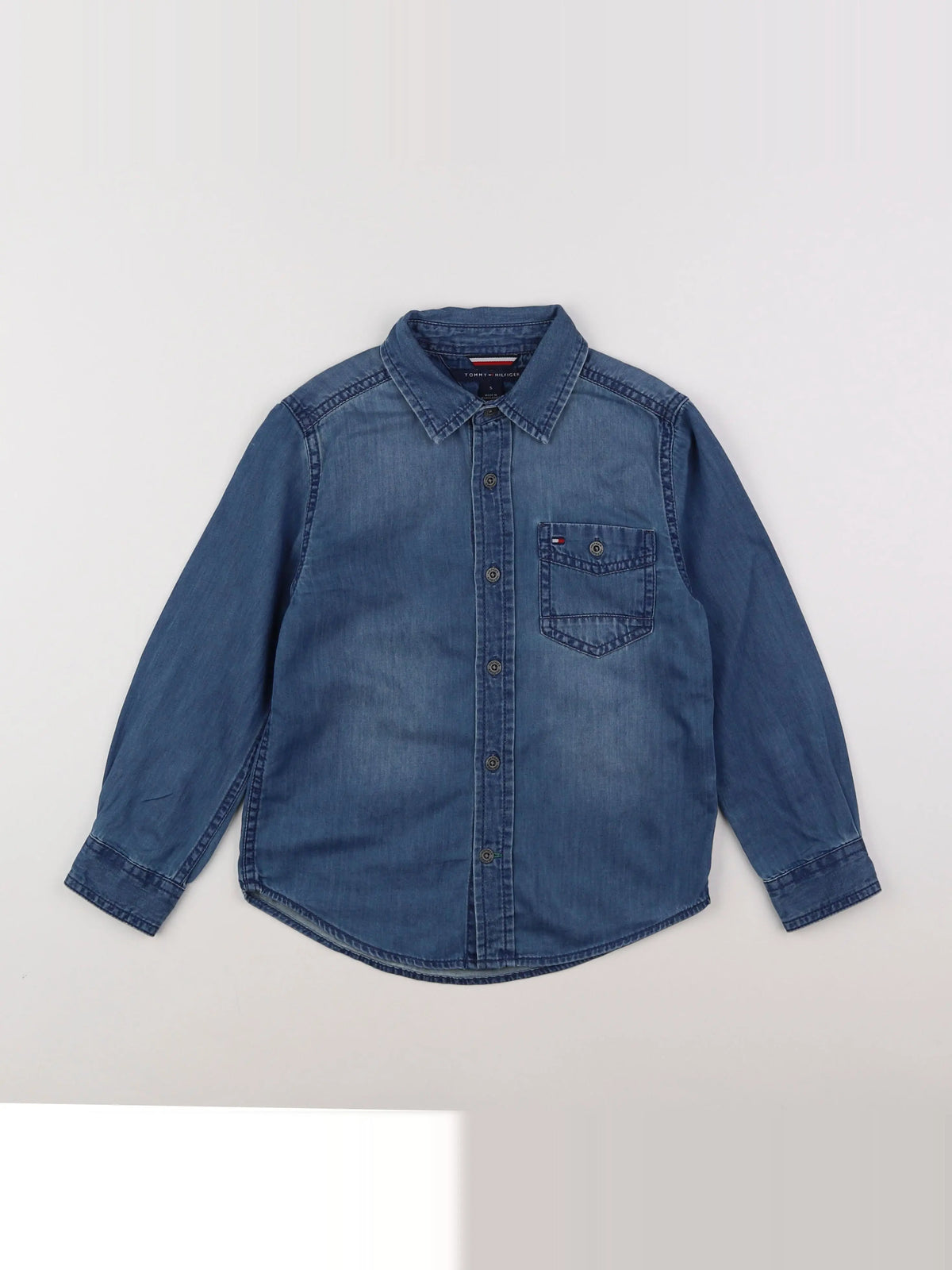 Tommy Hilfiger - chemise bleu - 5 ans
