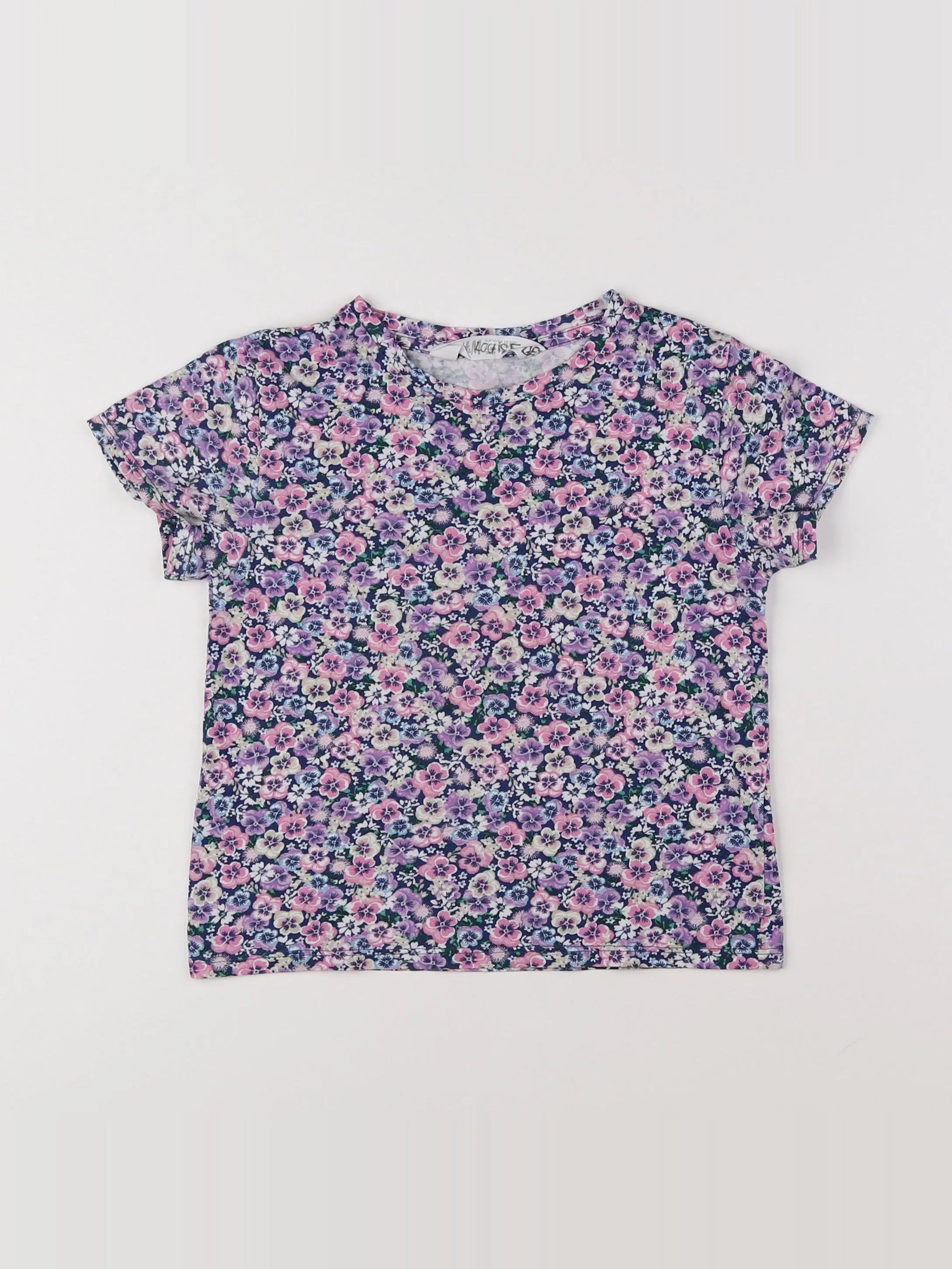 H&M - blouse violet - 3/4 ans