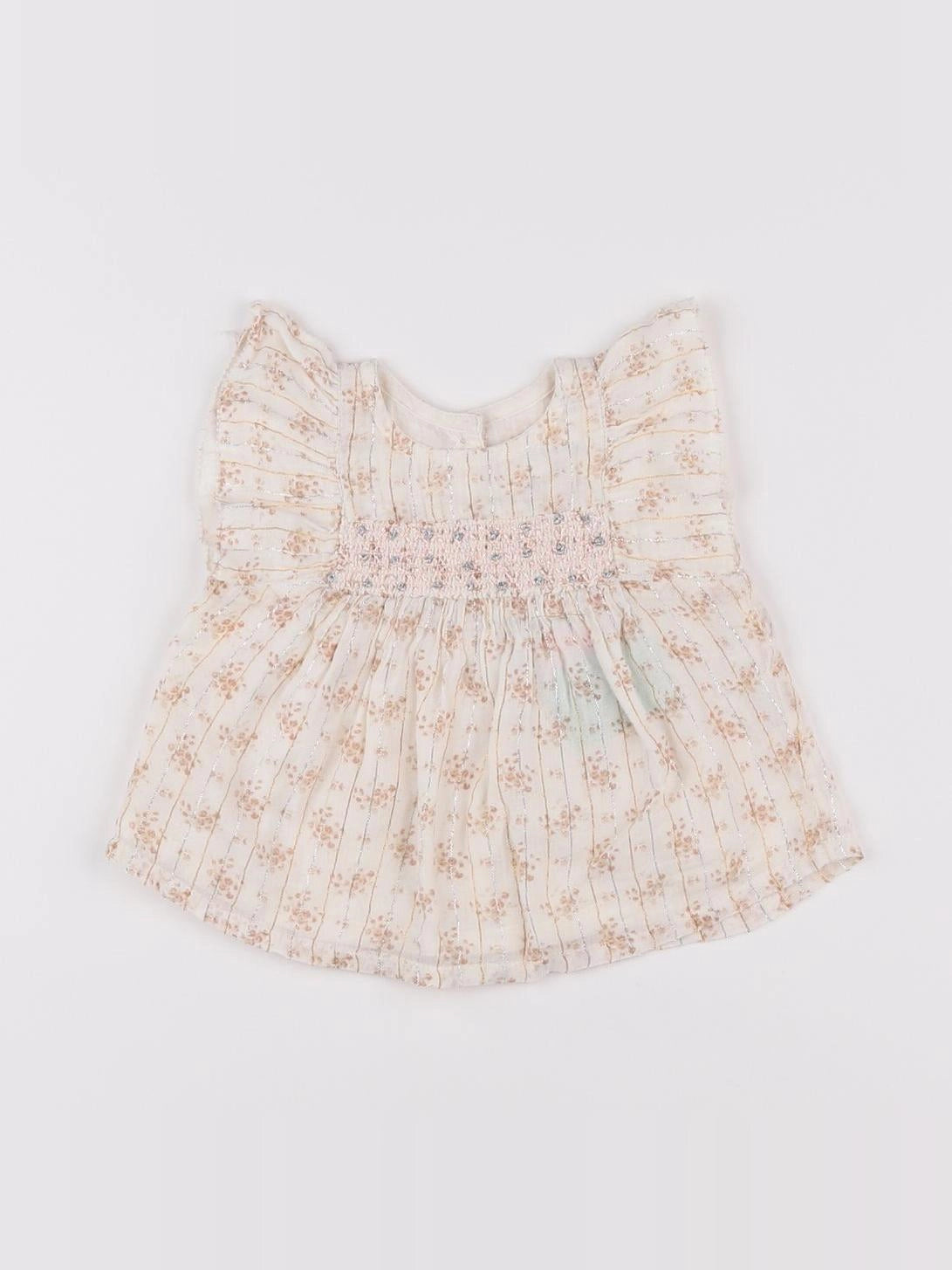 Louis Louise - blouse beige - 3 mois