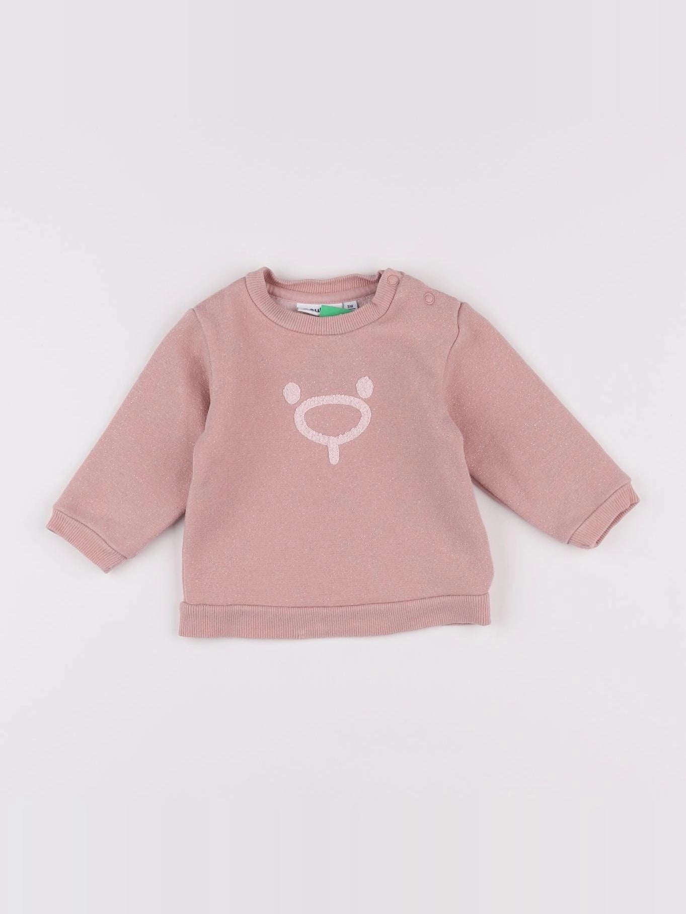 Noukie's - sweat rose - 3 mois