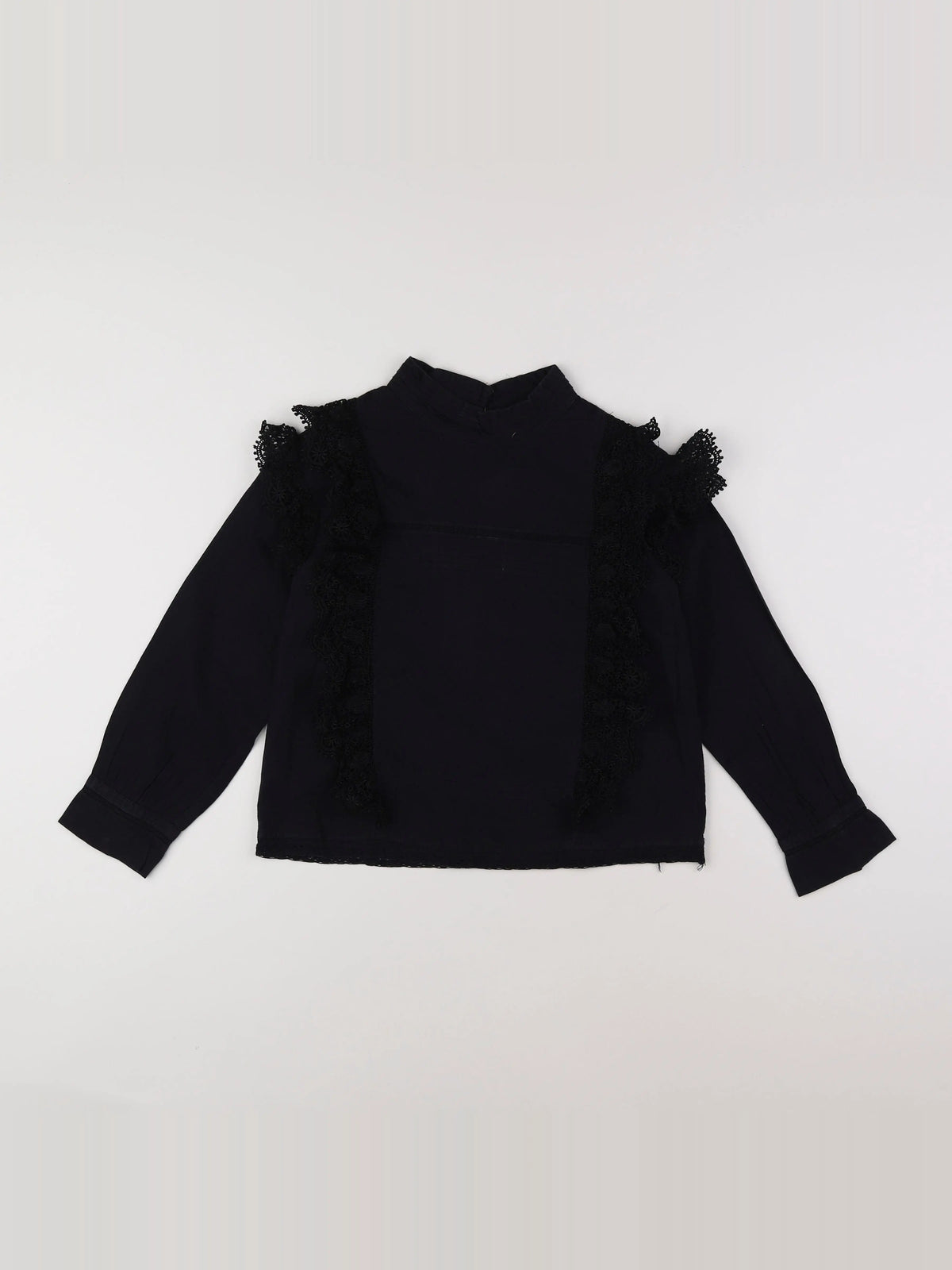 Zadig & Voltaire - blouse noir - 7/8 ans