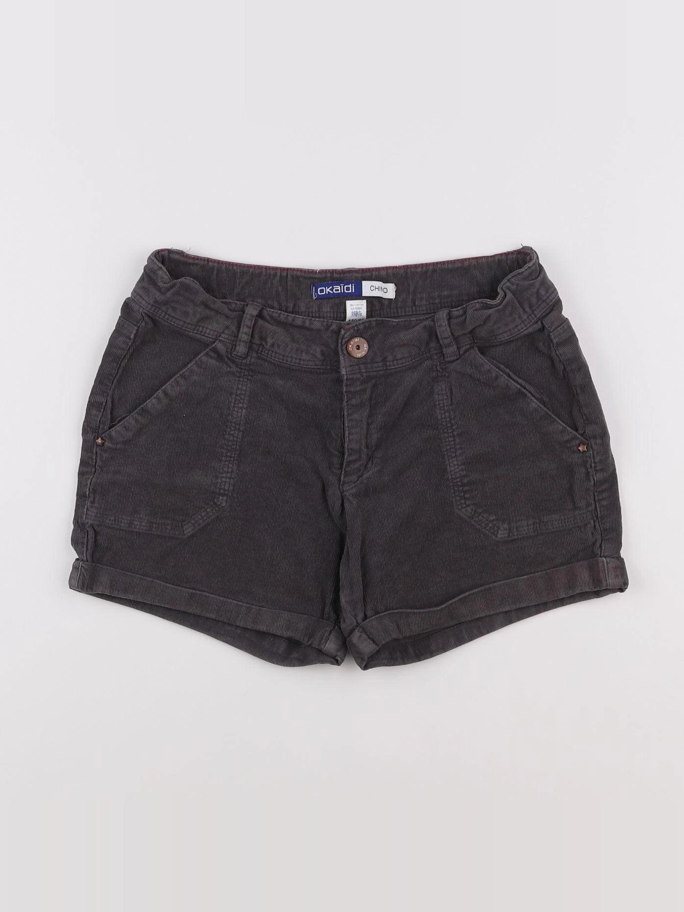 Okaidi - short marron - 12 ans