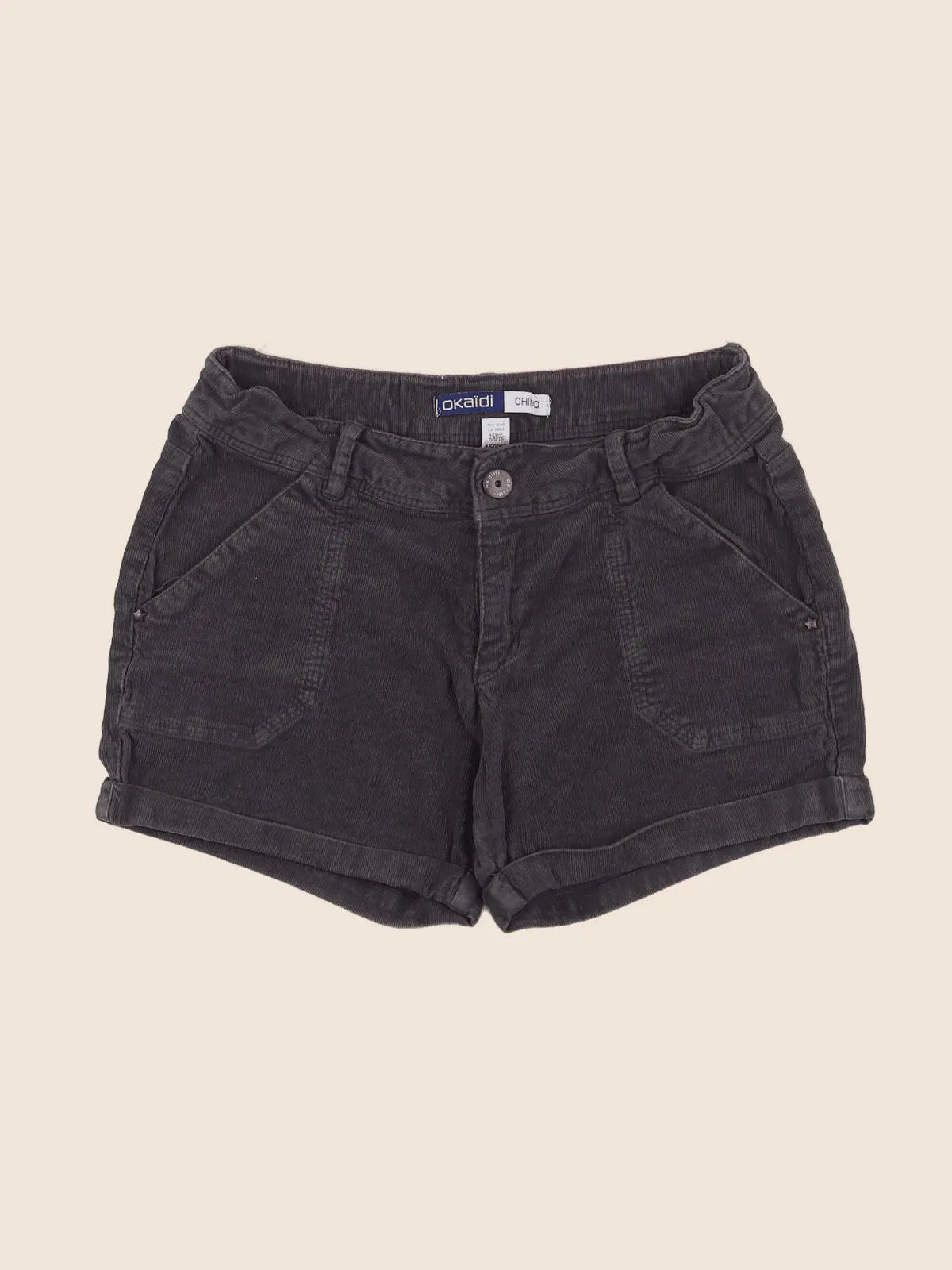 Okaidi - short marron - 12 ans