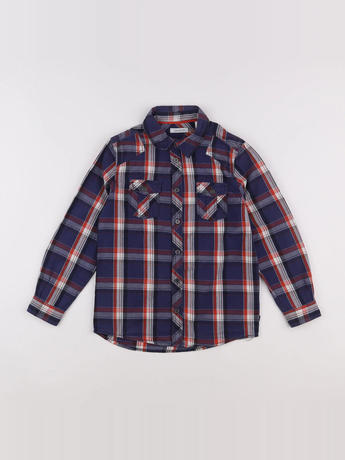 Okaidi - chemise multicolore - 8 ans
