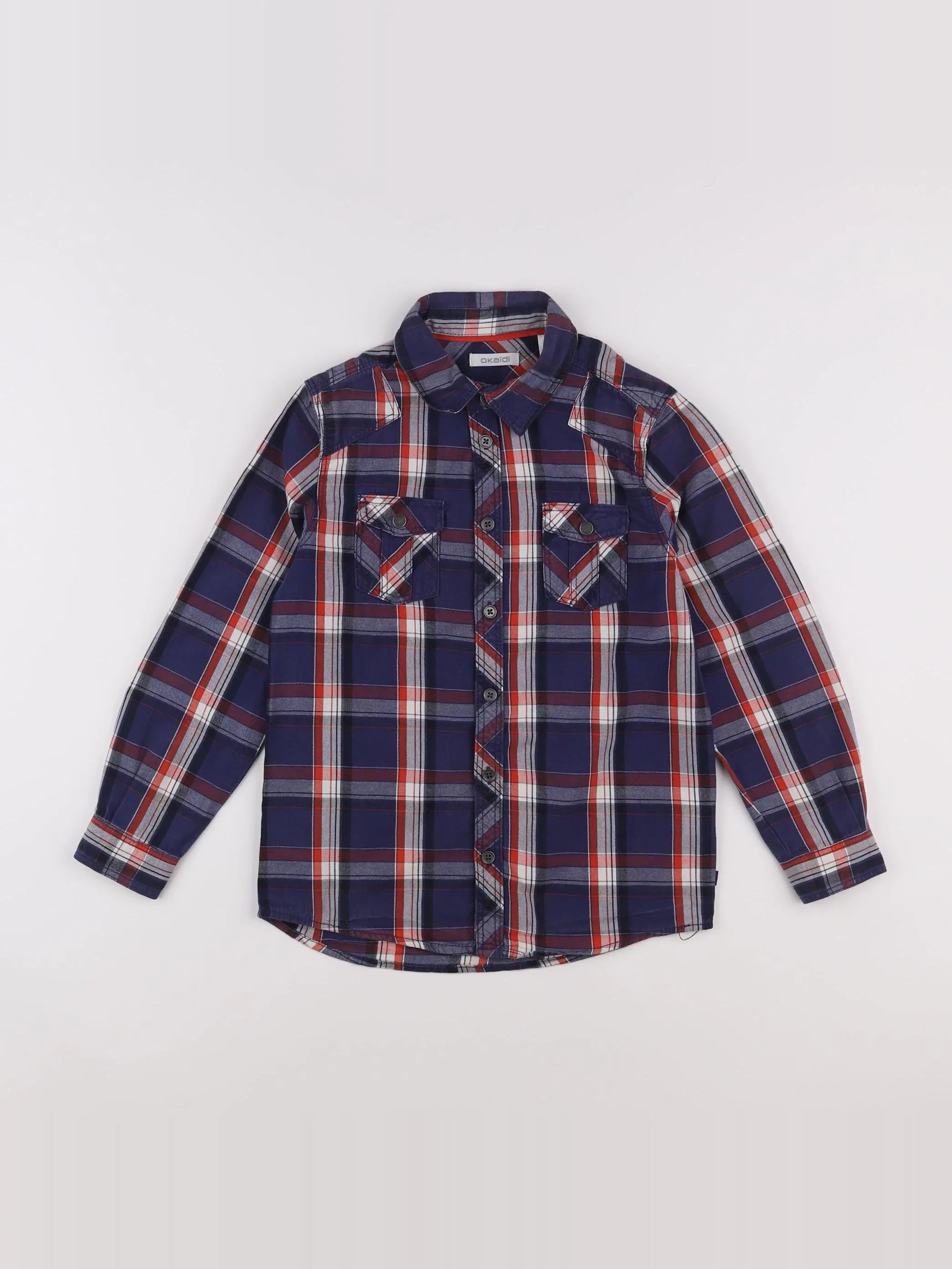 Okaidi - chemise multicolore - 8 ans