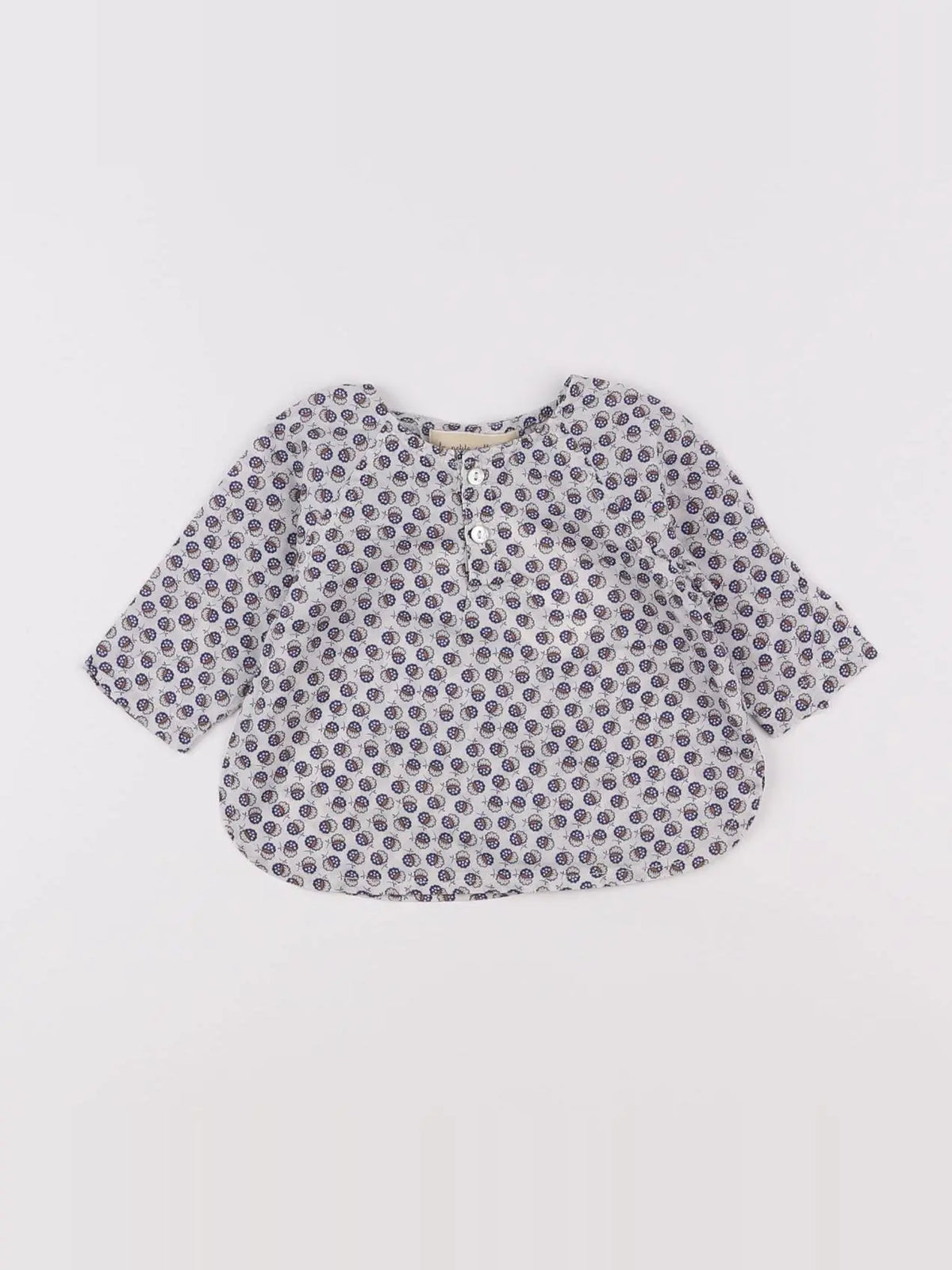 La Petite Collection - blouse blanc, bleu - 3 mois